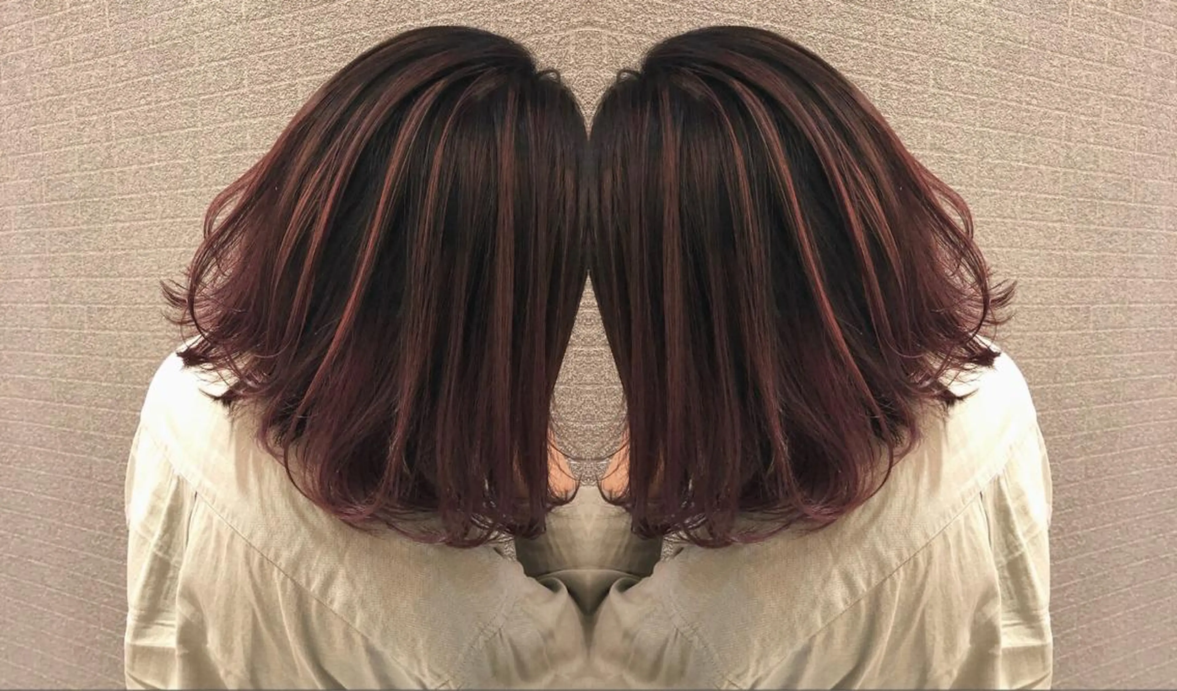 ミディアム カラー ヘアアレンジ アンドウ ユウ/ レイヤーカット/韓国のヘアスタイル