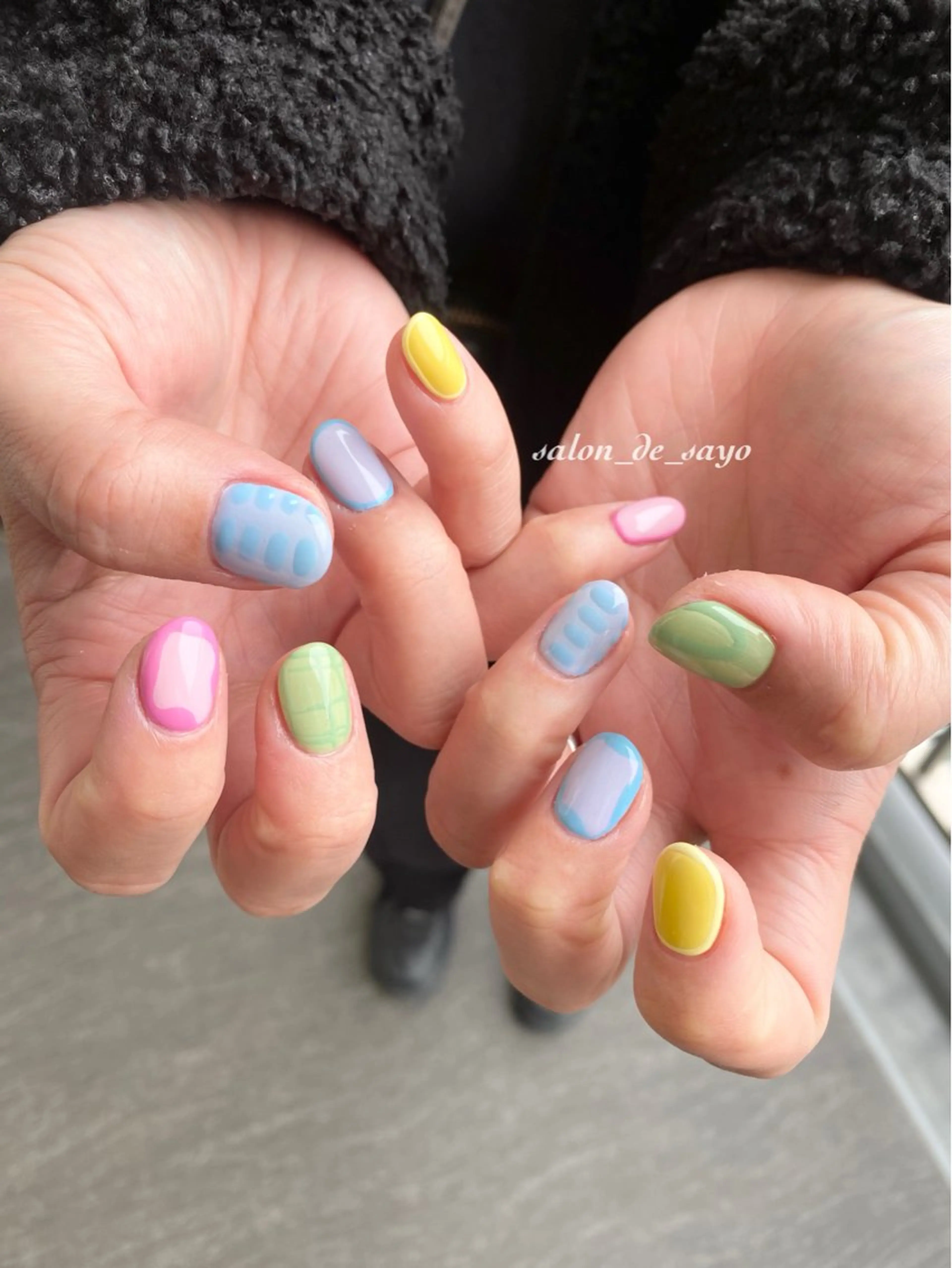 ネイル salon_de_ sayoリゼラ布施のネイルデザイン