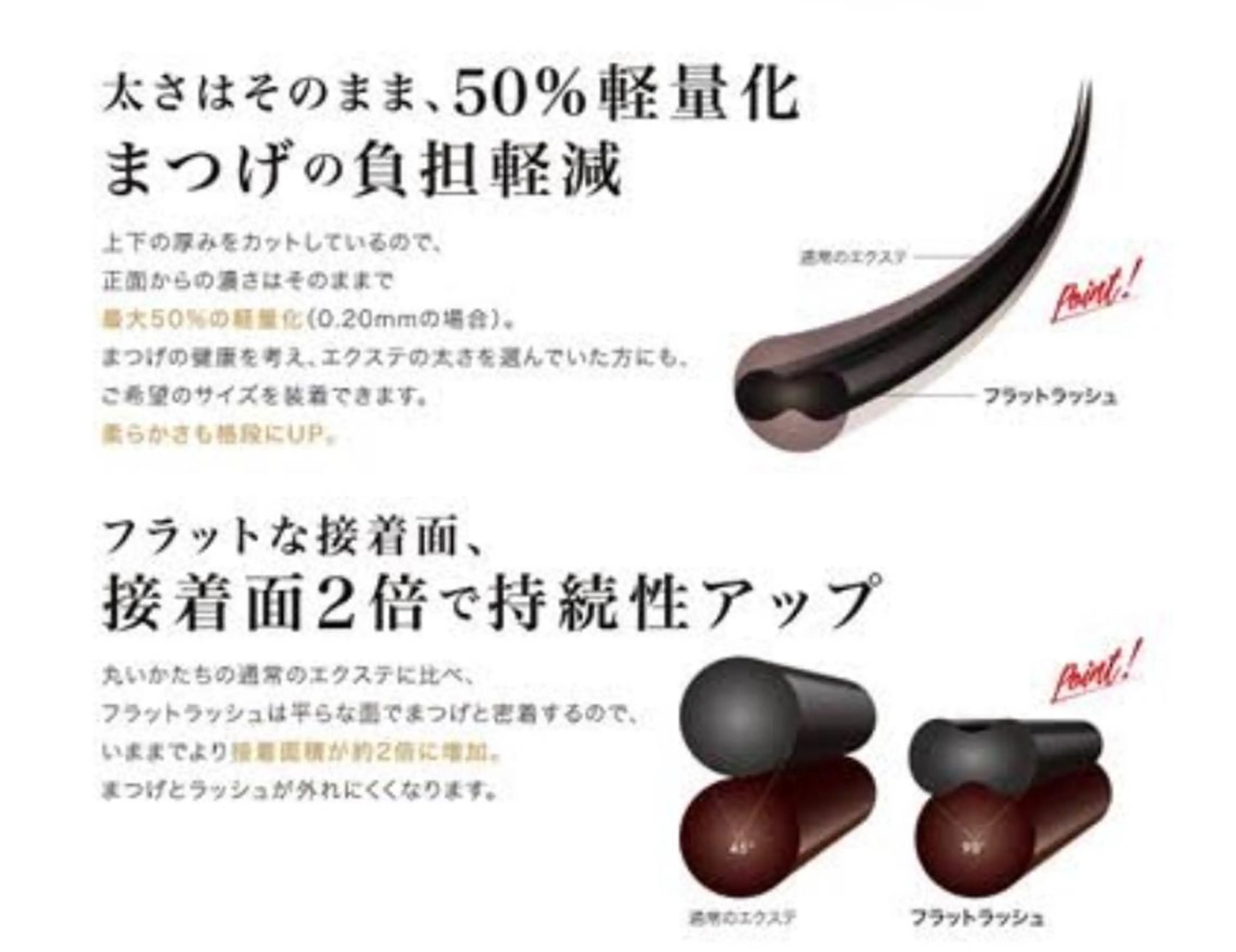 フラットラッシュの写真