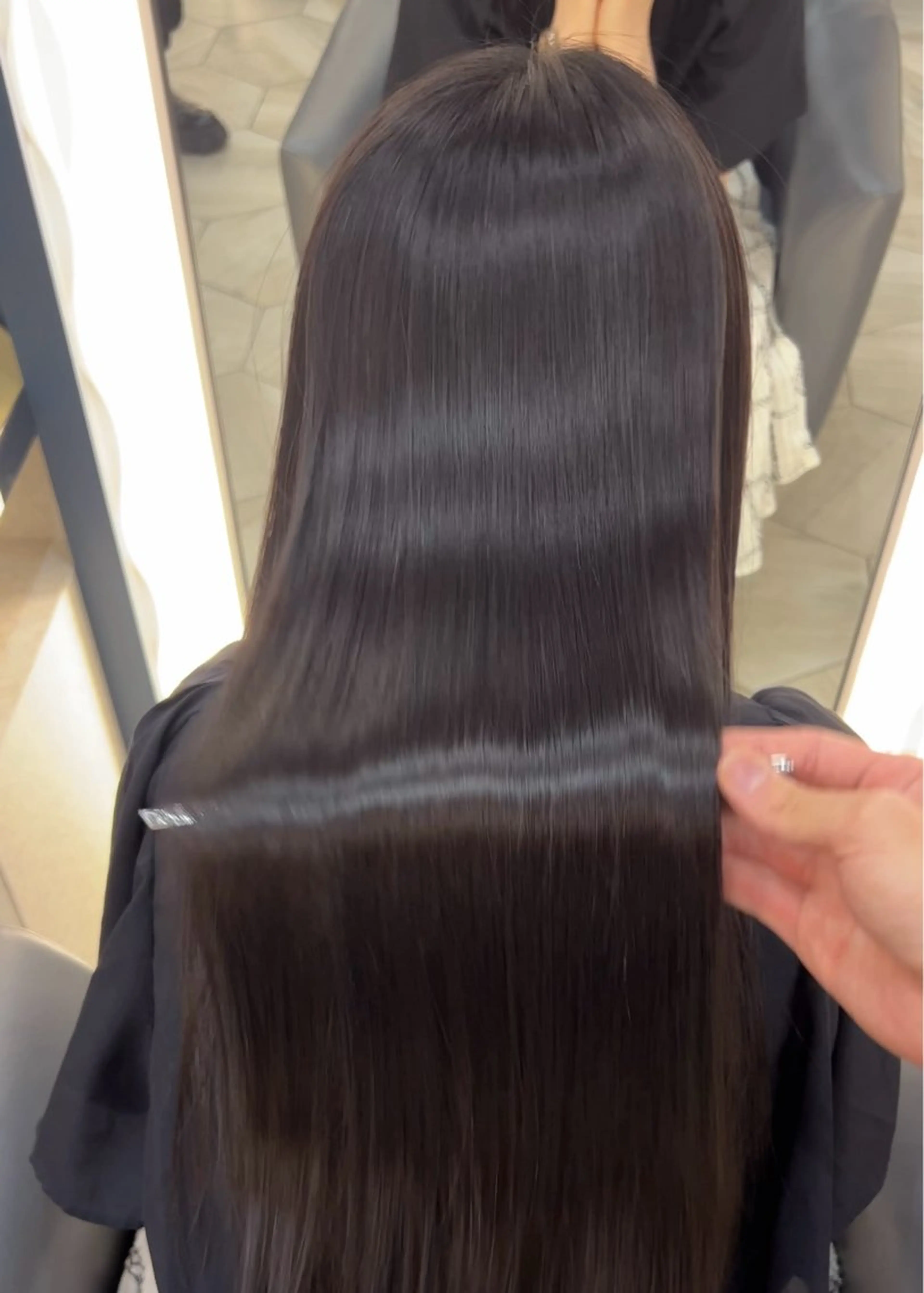 ロング 縮毛矯正 トリートメント 🌈髪質改善特化🌈 縮毛矯正/原口純平のヘアスタイル