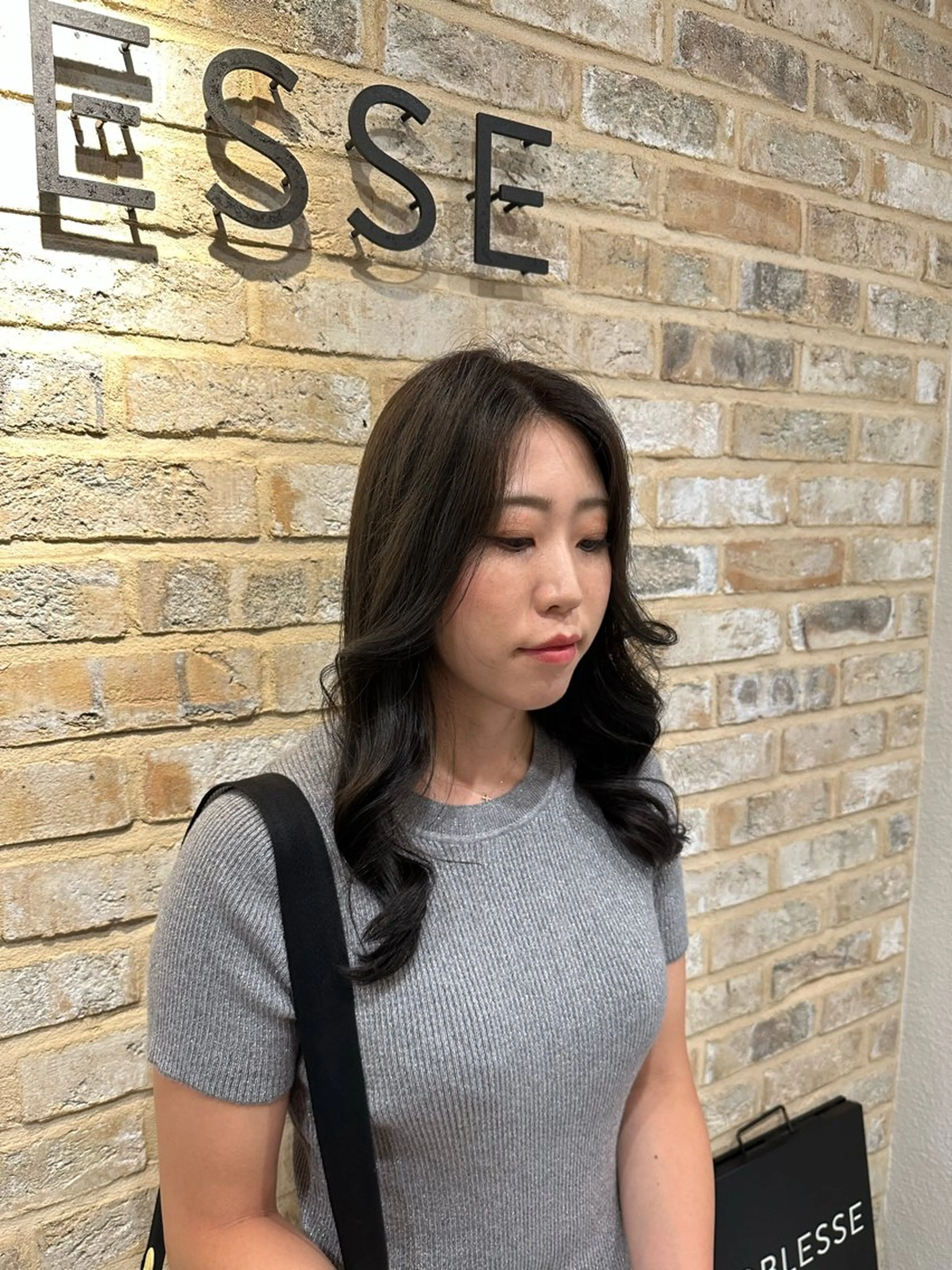 カラー グレージュ sau.所属・kano🌈 ボブ/レイヤーのヘアスタイル