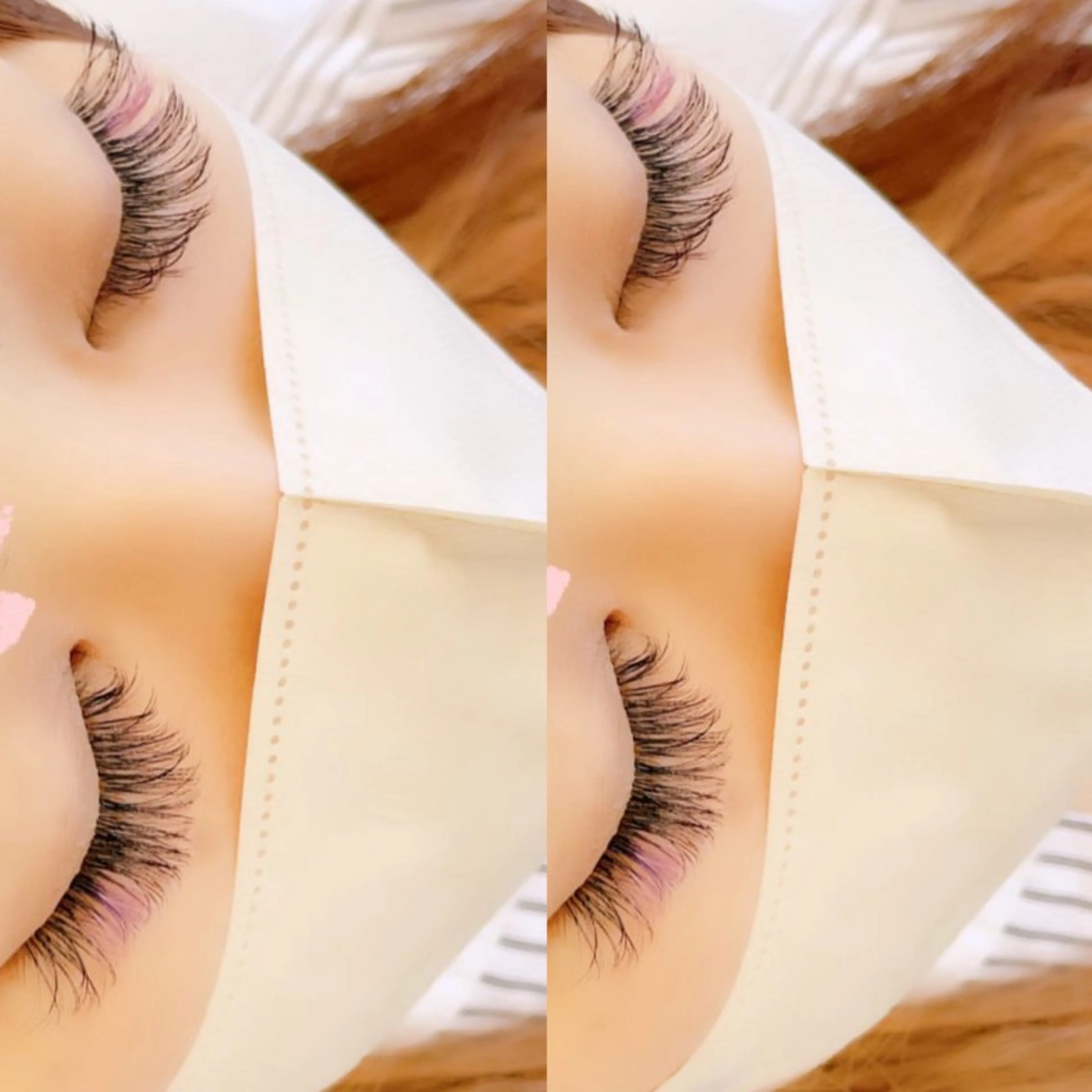 マツエク・マツパ フラットラッシュ ナチュラル パリジェンヌラッシュリフト まつげパーマ 一重×まつ毛パーマ マツエク 💕丸島 夏名🐰🍀のマツエク・マツパデザイン