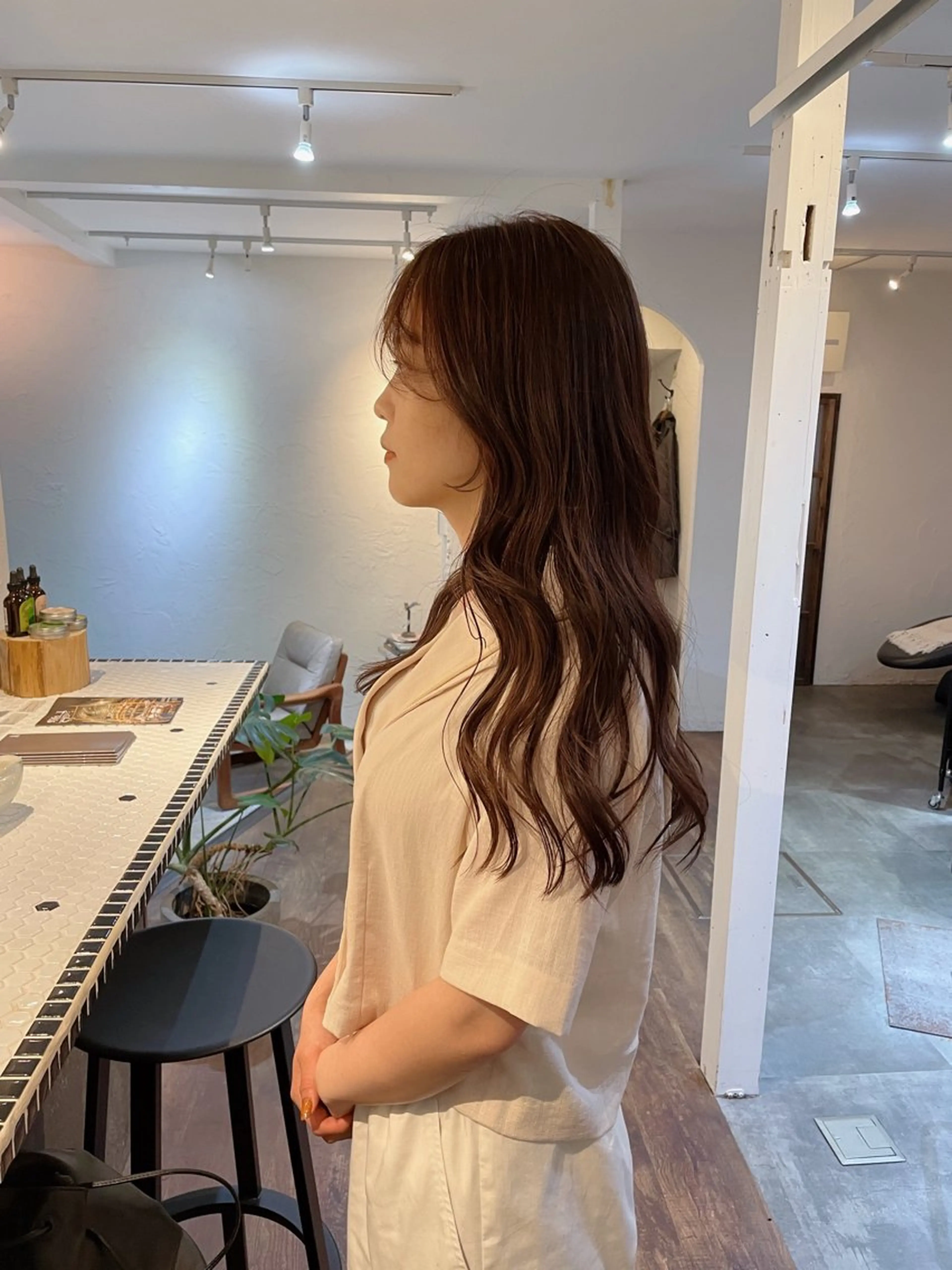 ロング カラー 高橋 愛美のヘアスタイル