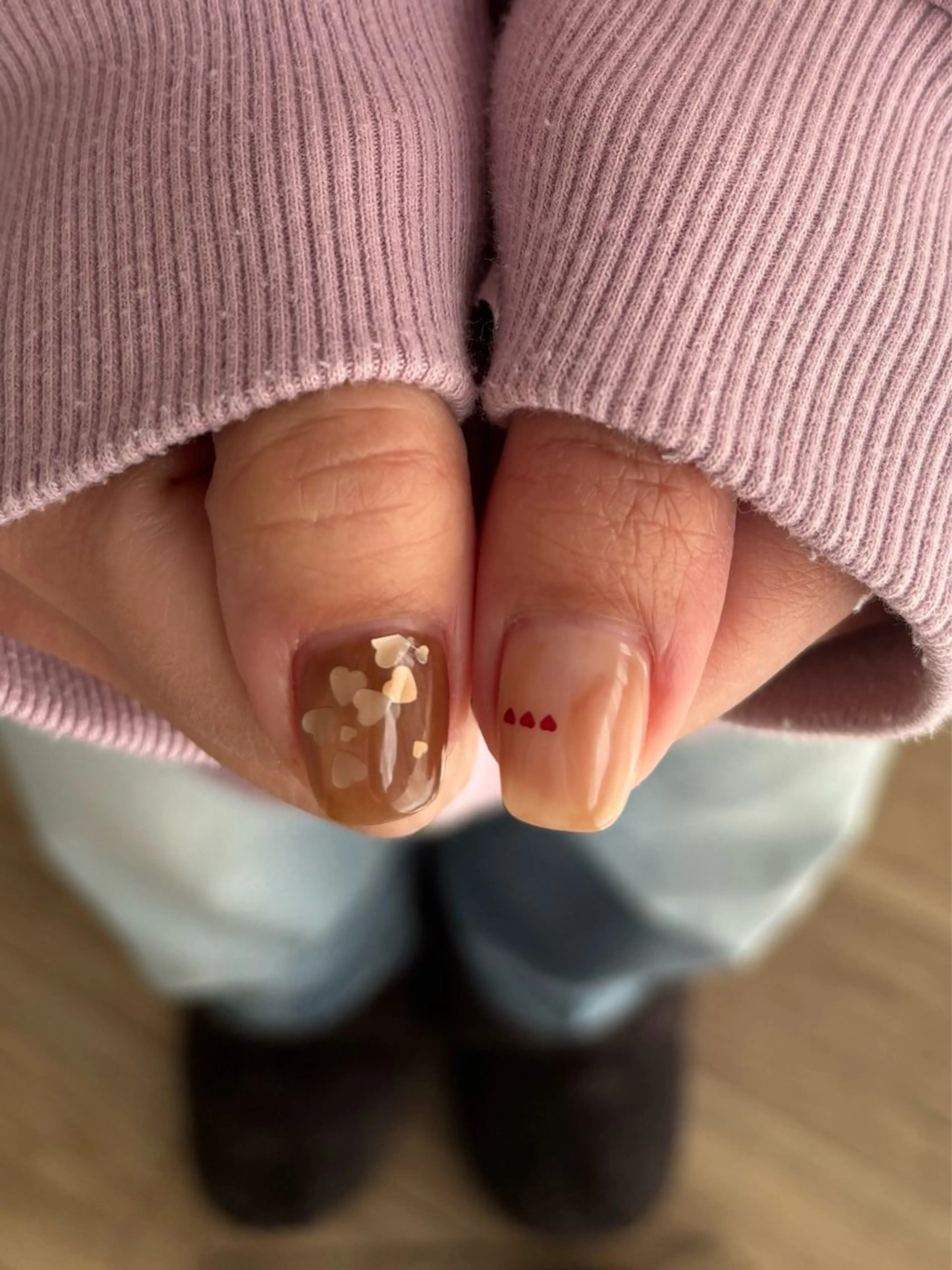 ネイル バレンタイン ハンドネイル Solo nail -ソロネイル-のネイルデザイン