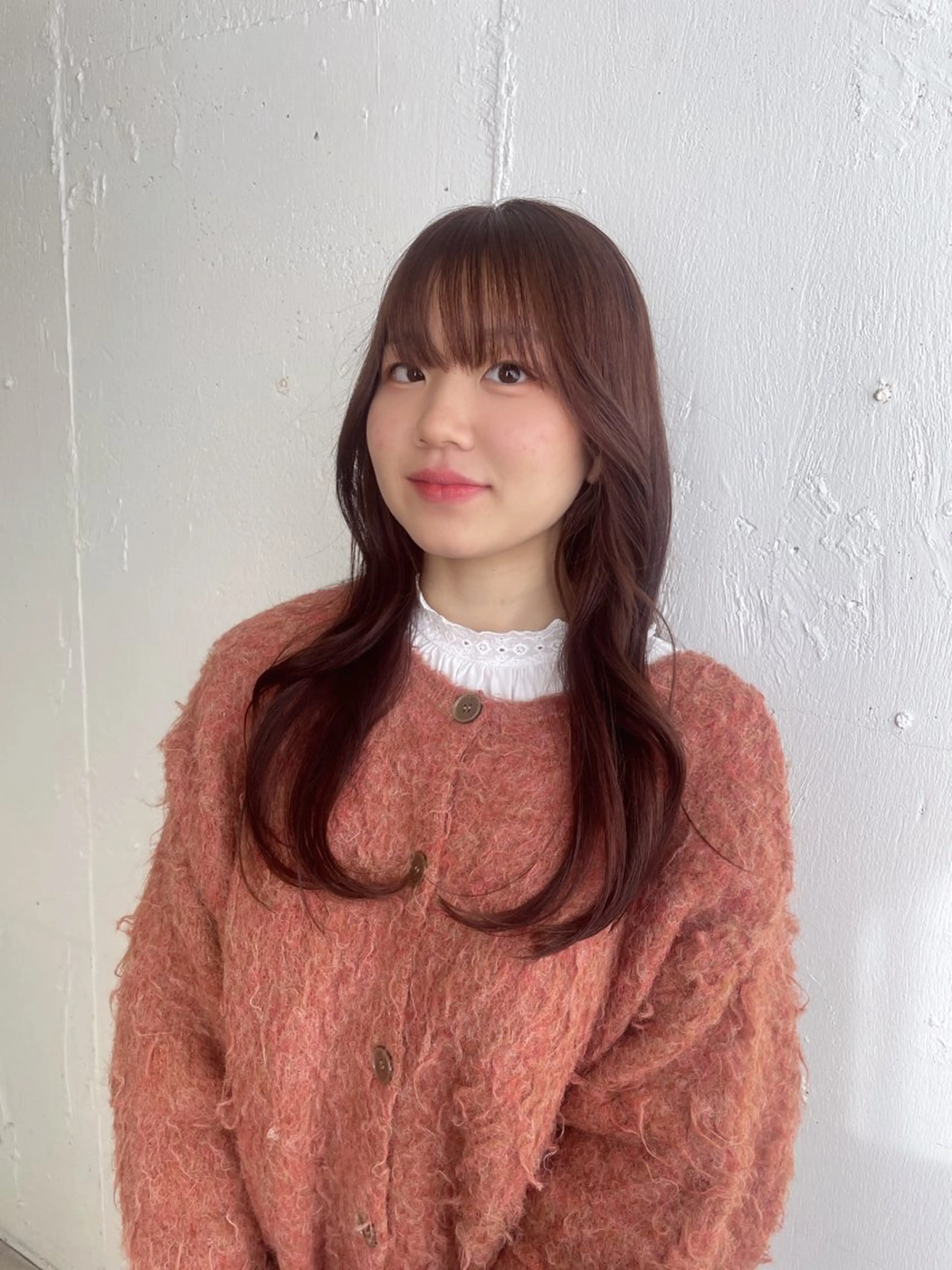 ロング ヘアカラー ユイナ ★暖色/レイヤー★のヘアスタイル