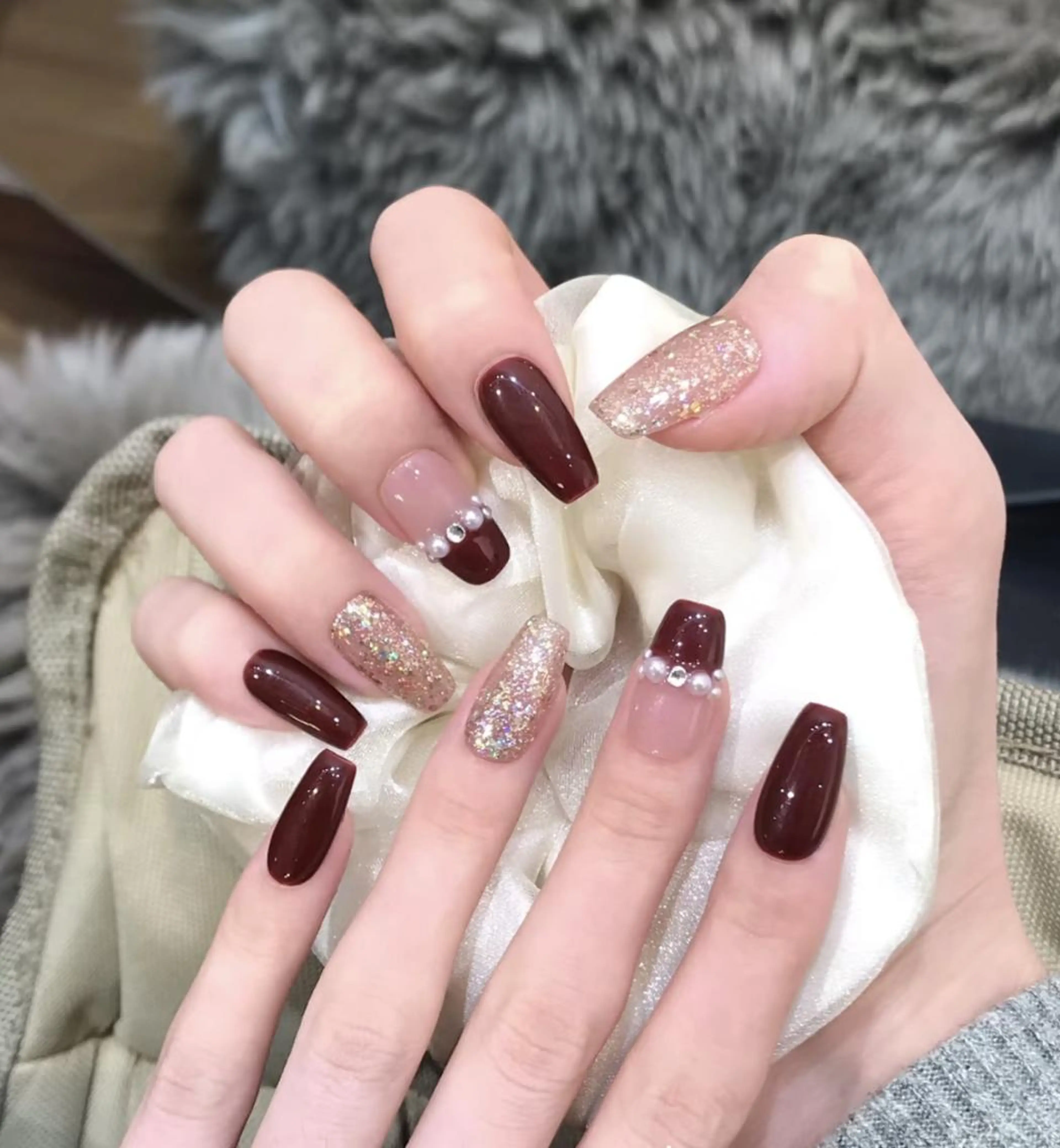 ネイル ハンドネイル ハンドケア 🍑 momo_nailのネイルデザイン