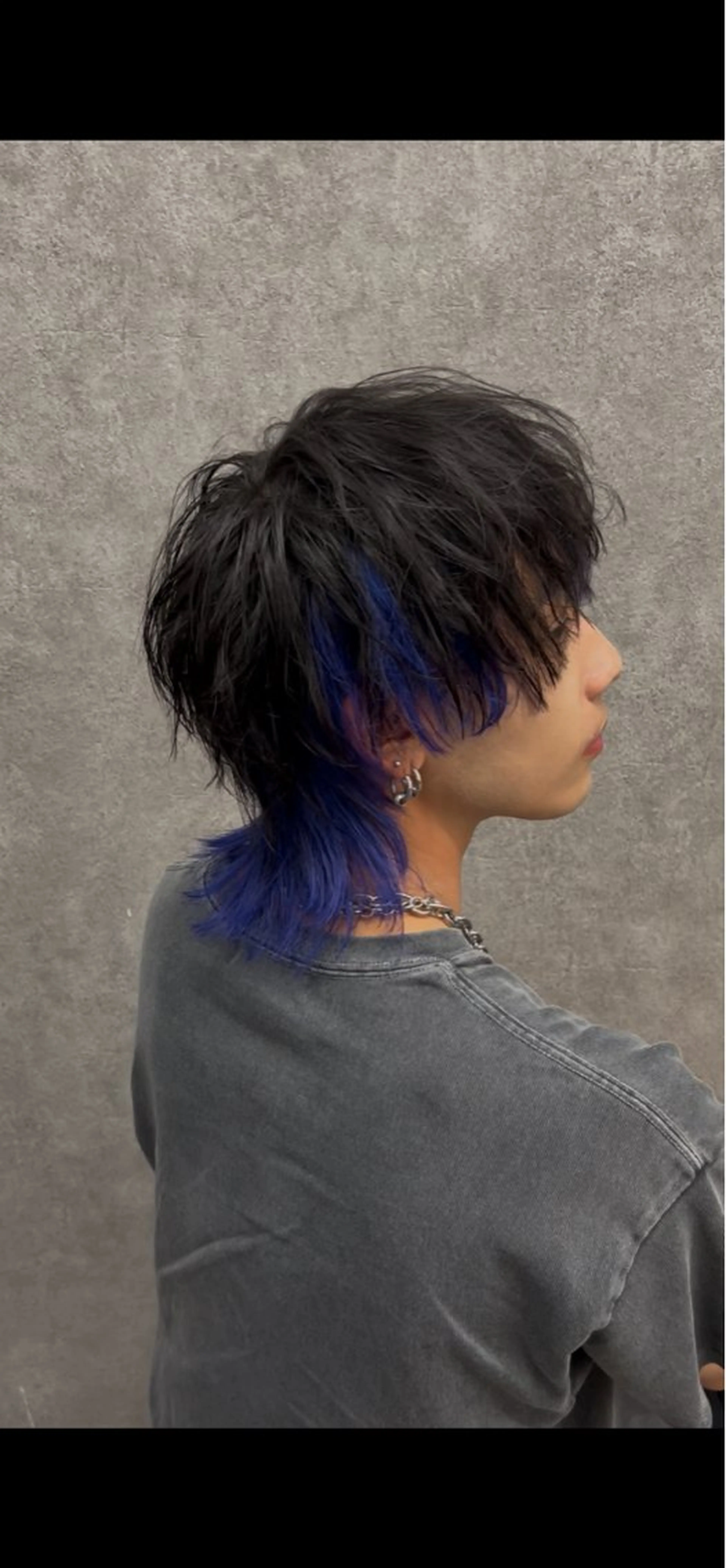 ミディアム カラー メンズ メンズハイトーン メンズインナーカラー メンズウルフカット ハイトーンカラー インナーカラー カット ヘアカラー メンズウルフ特化🐺 🔥長山耕大🔥のヘアスタイル