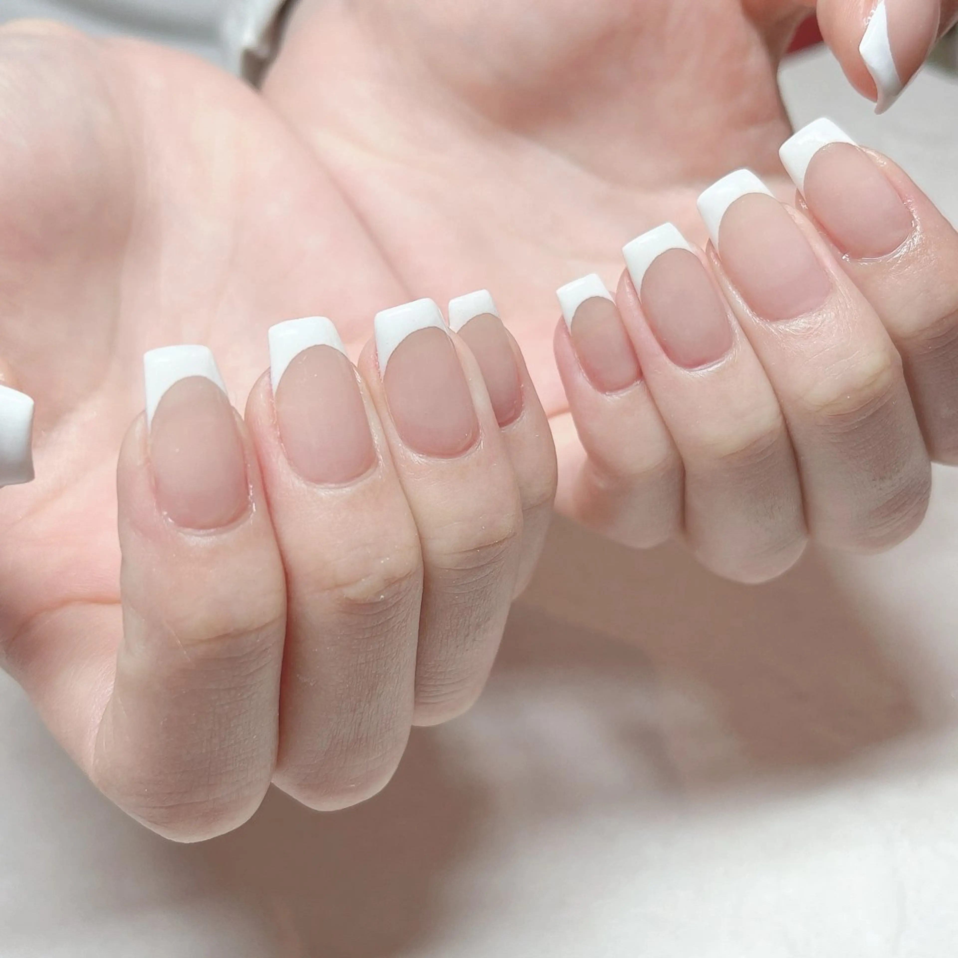 ネイル フレンチネイル ハンドネイル ハンドケア LI’A NAIL SALON所属・LIAnail MOEのネイルデザイン