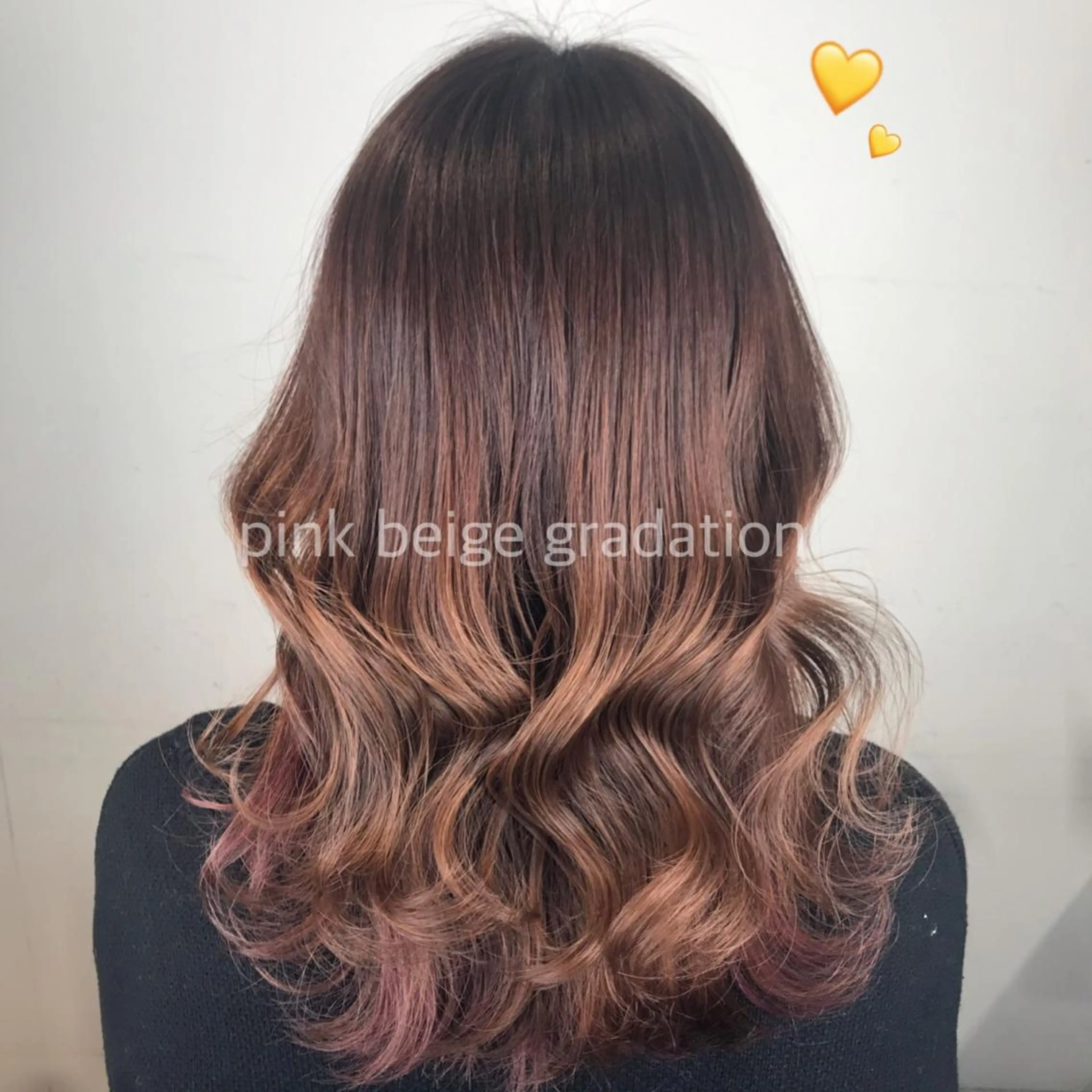 セミロング カラー ヘアアレンジ knock【ノック】所属・烏丸韓国ヘア🇰🇷 ayaka🎀のヘアスタイル