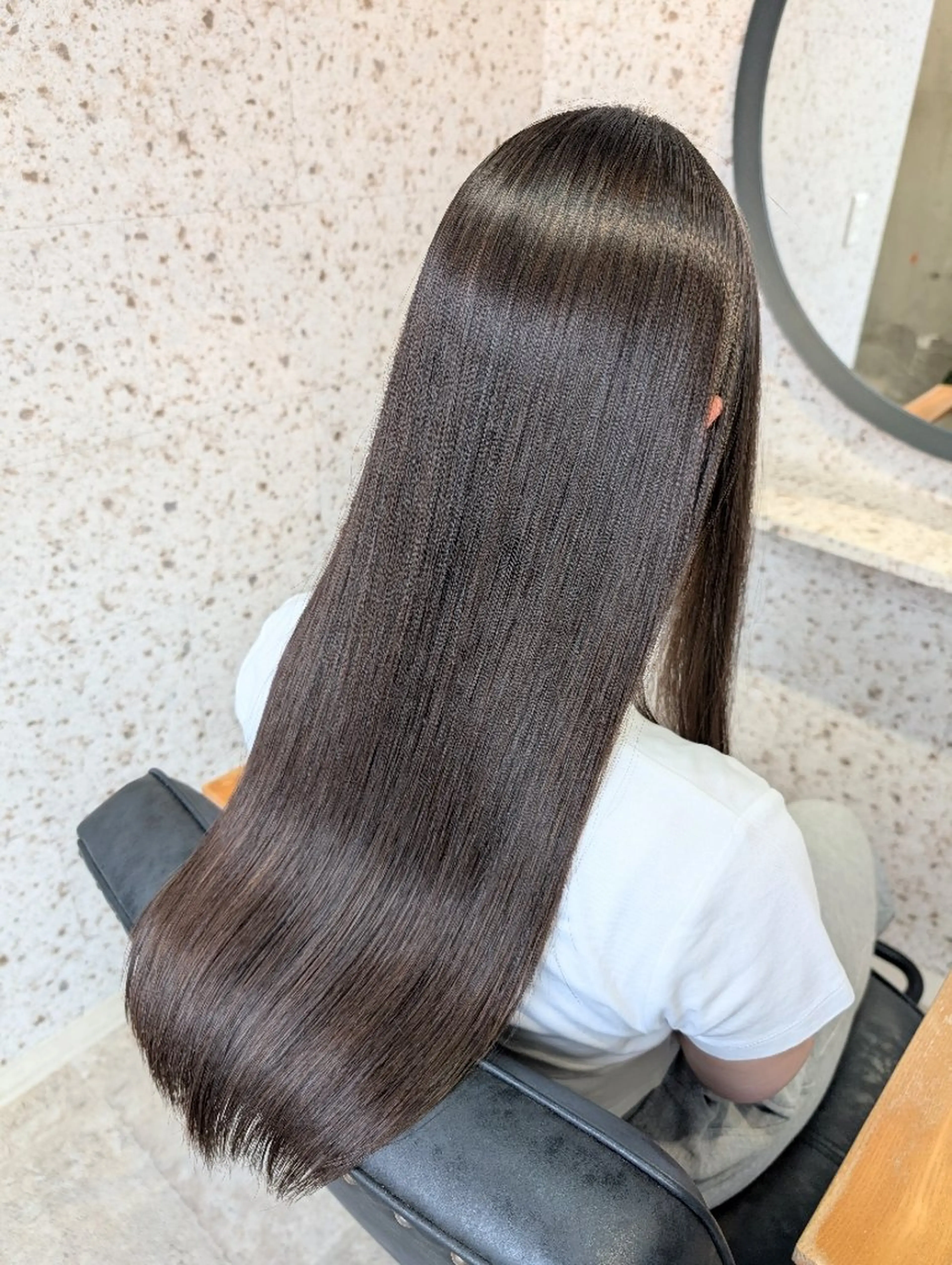 ロング パーマ 髪質改善 縮毛矯正 トリートメント 縮毛矯正 トリートメント Mood hair salon所属・髪質改善.縮毛矯正 ×韓国ヘアyukiのヘアスタイル