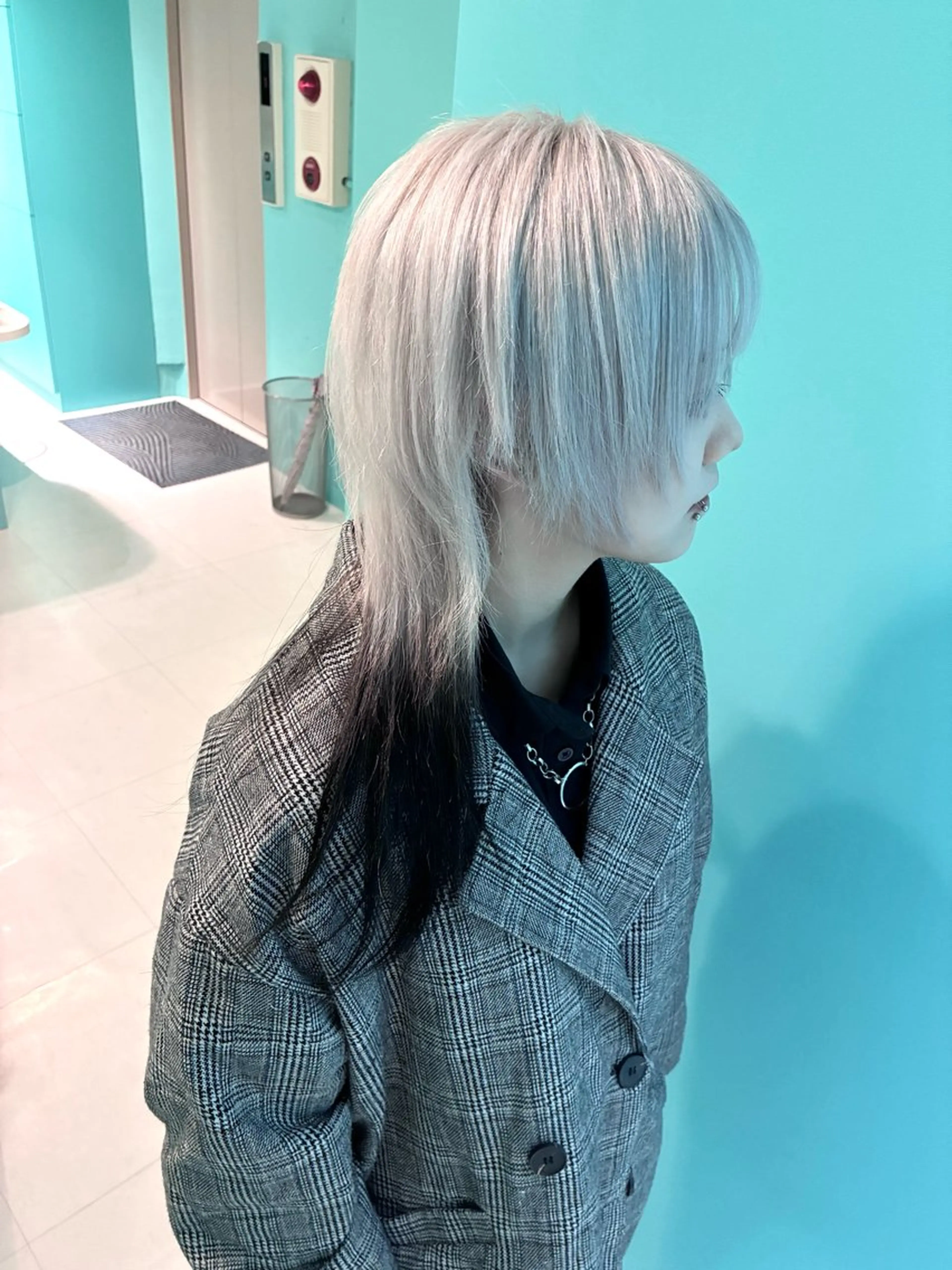 カラー 地雷系/サブカル/ ハイトーン/がーたんのヘアスタイル