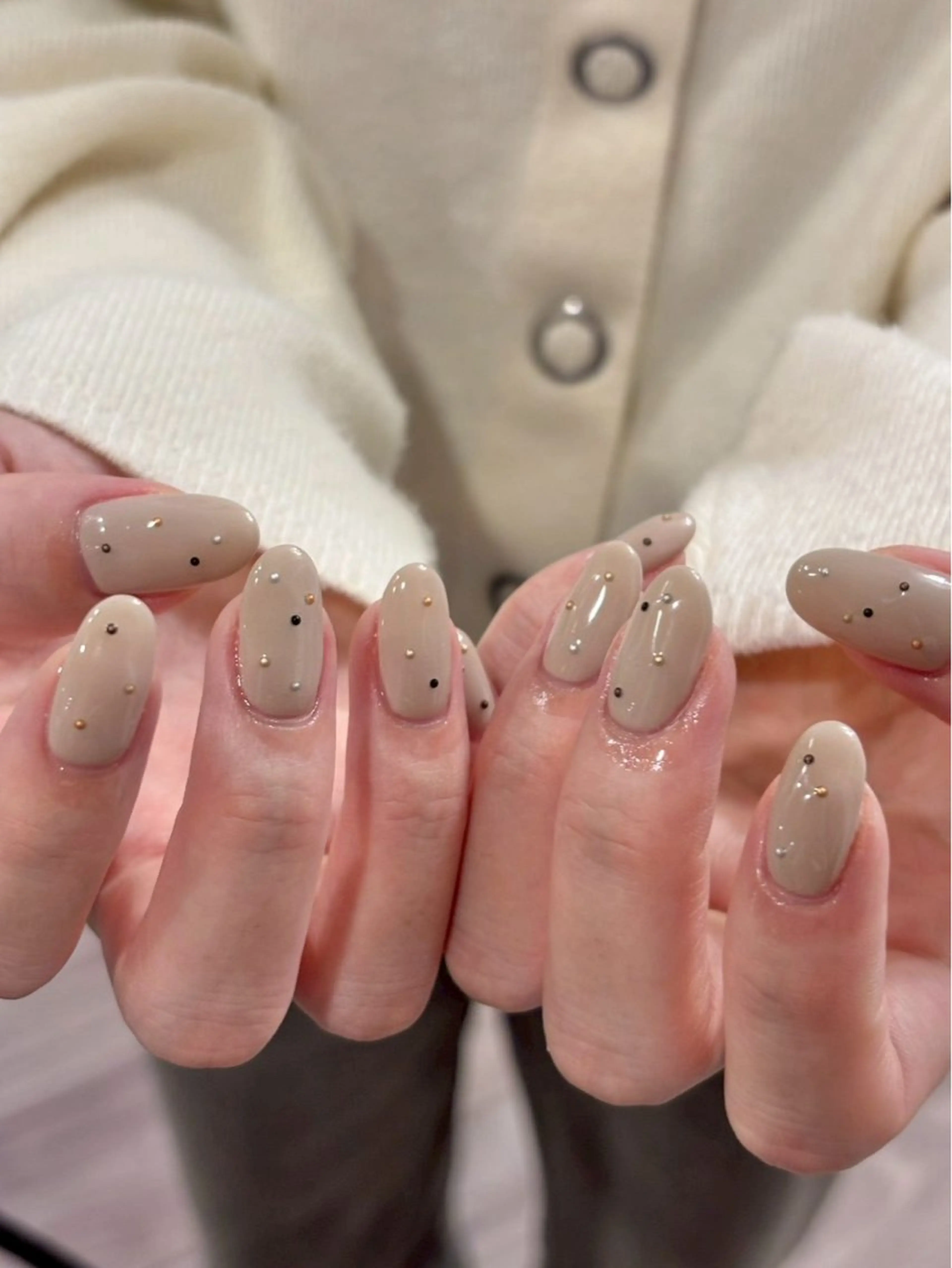 ネイル オフィスネイル シンプルネイル ハンドネイル iconail 下北沢 NONのネイルデザイン