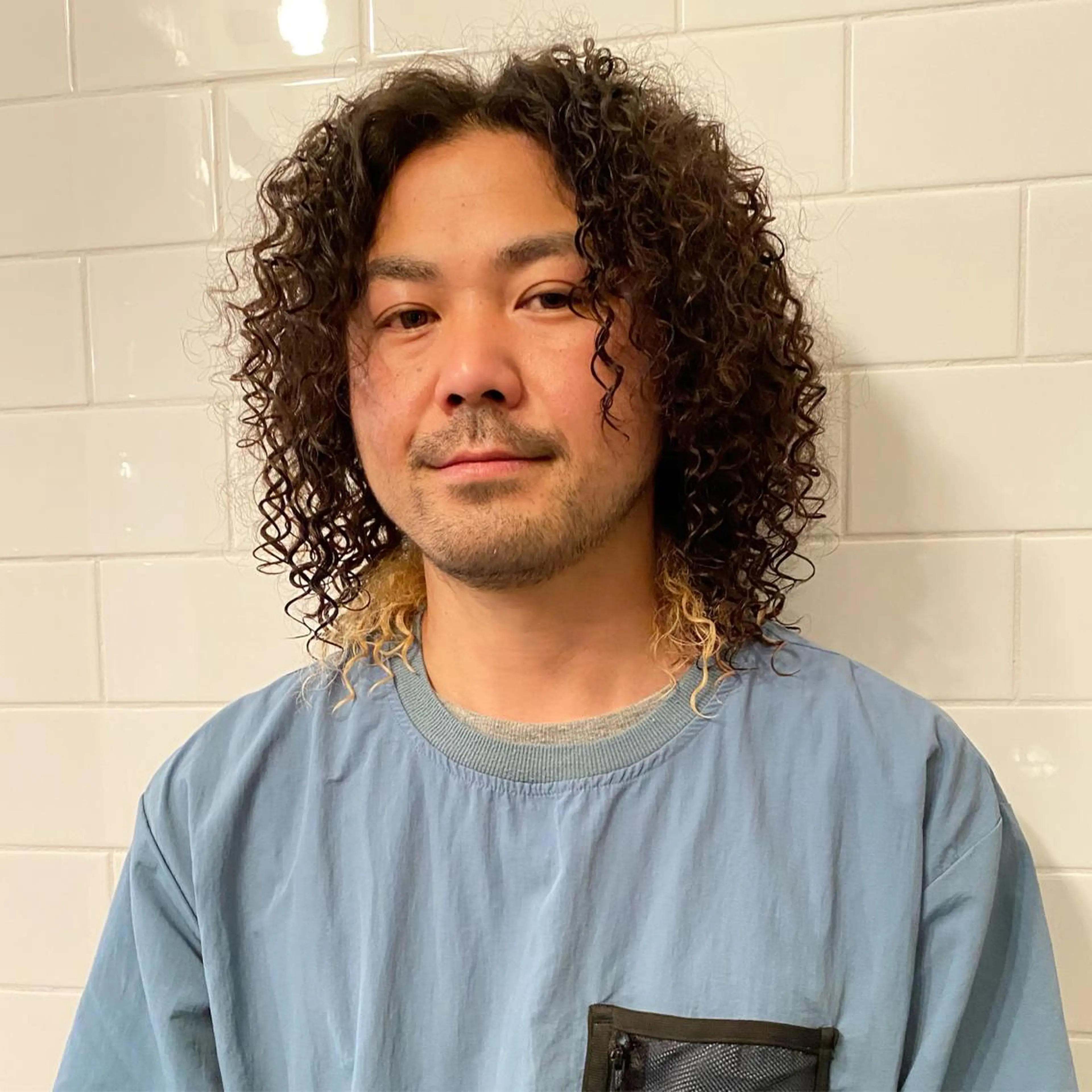 セミロング カラー パーマ ヘアアレンジ メンズ キッズ ネイル マツエク・マツパ 中元 淳のヘアスタイル