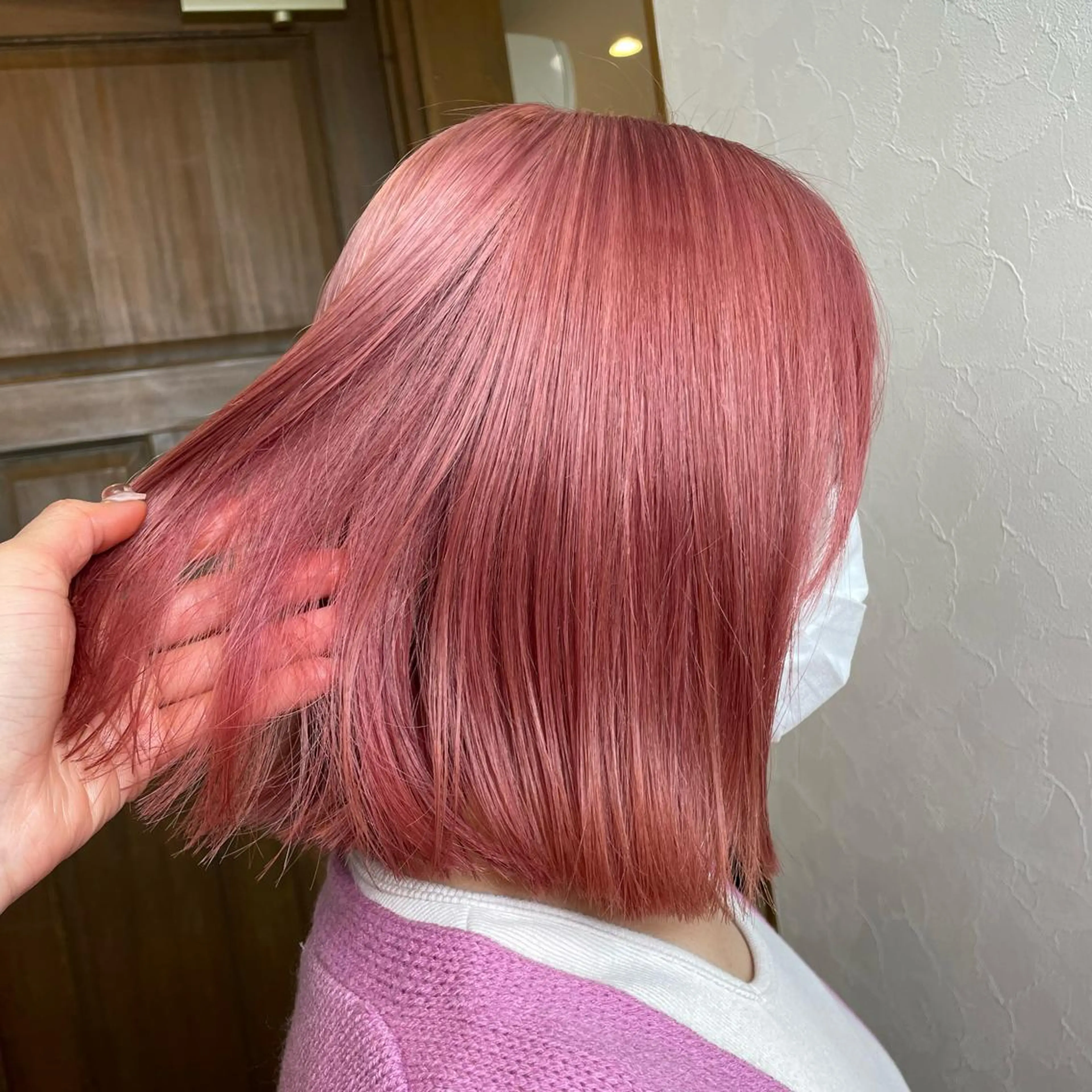 ミディアム カット ヘアカラー 🫧艶髪/ブリーチ 🐳honami🫧のヘアスタイル