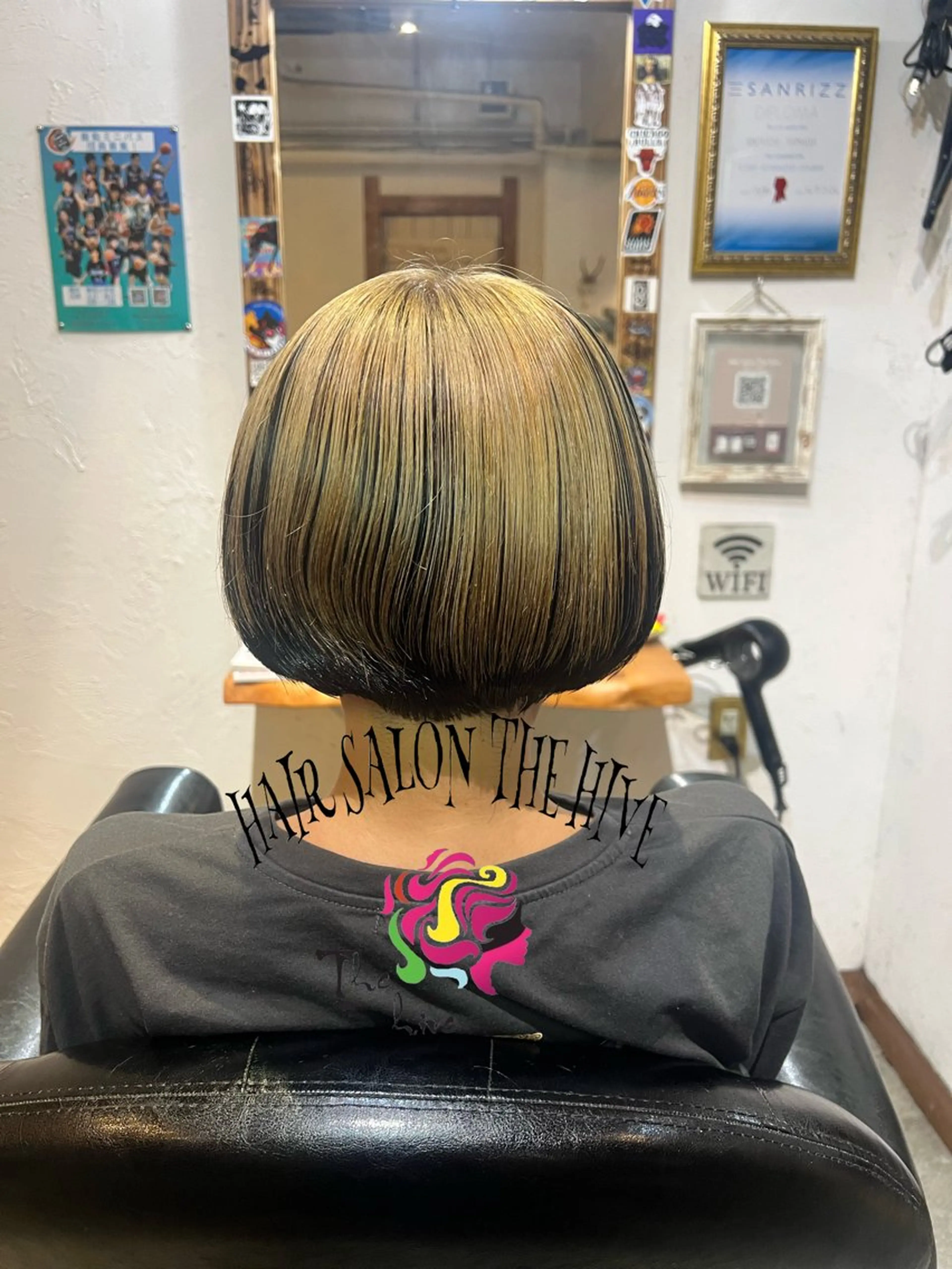 ショート カラー カット ヘアカラー Hair salon The hiveのヘアスタイル