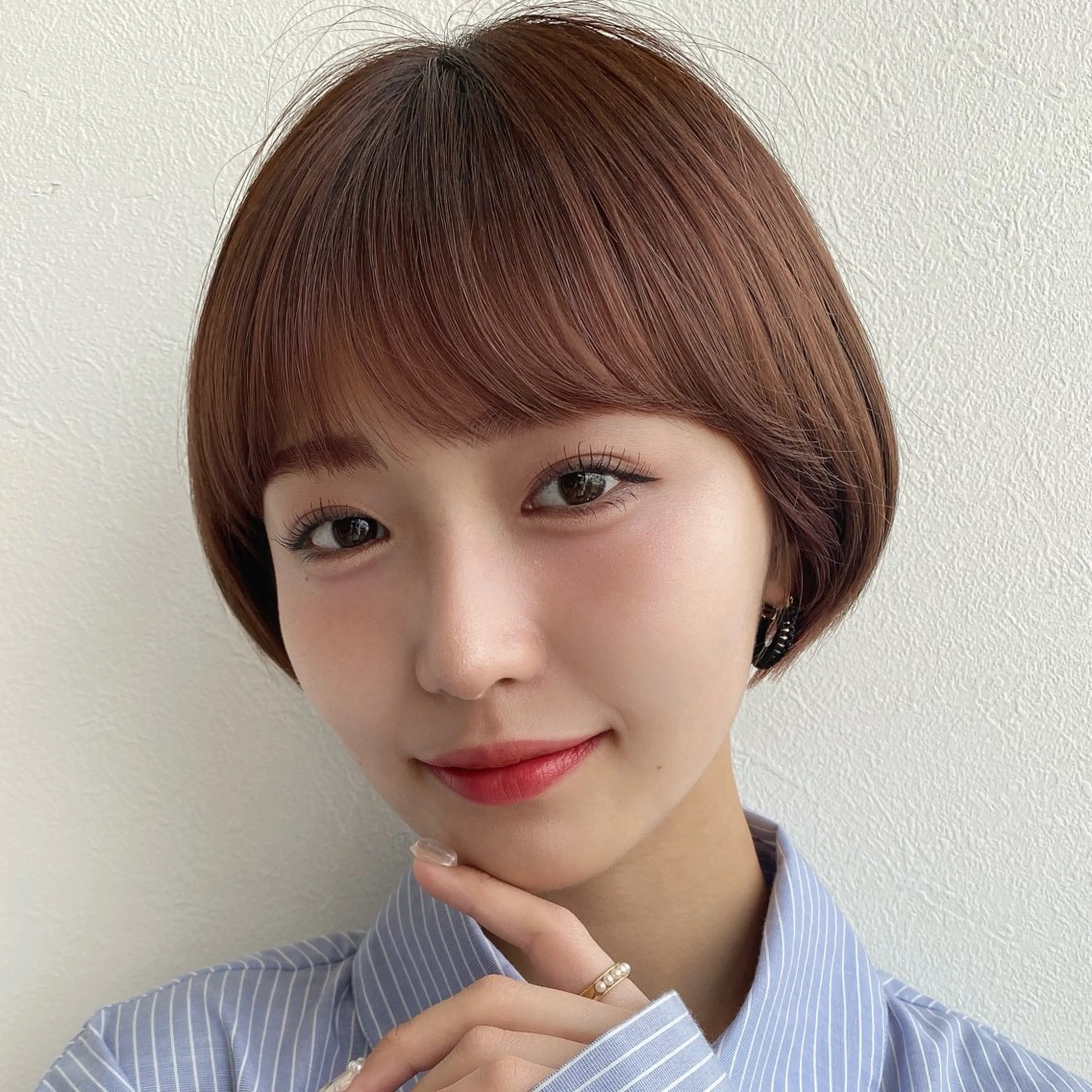 ショート ハイライト 髪質改善 レイヤーカット ショートヘア また会いたくなる 美容師【KENTA】のヘアスタイル