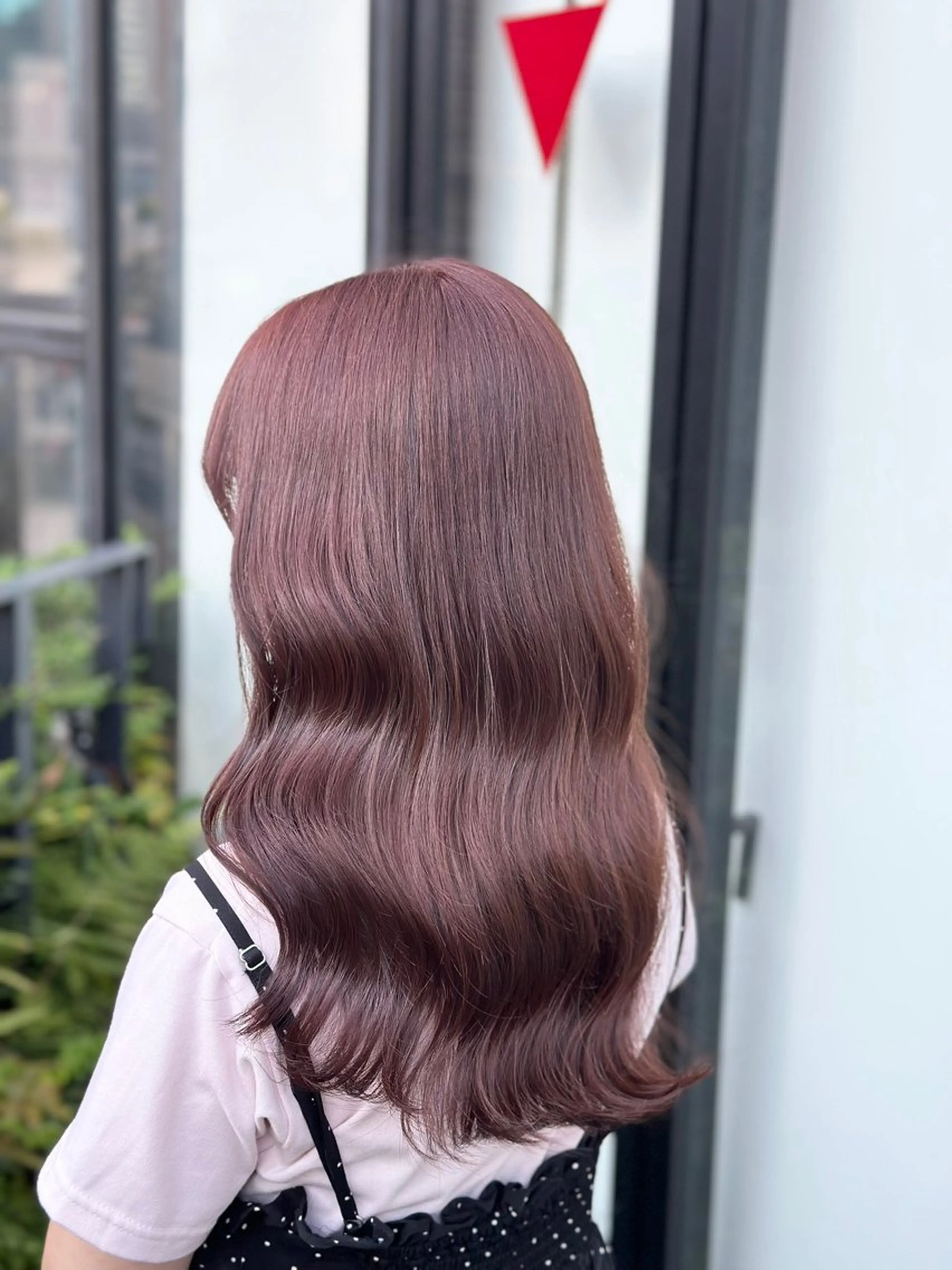 ロング ピンクラベンダー トリートメント カット ヘアカラー トリートメント 梅田/茶屋町/ハイト ーン/kizunaのヘアスタイル