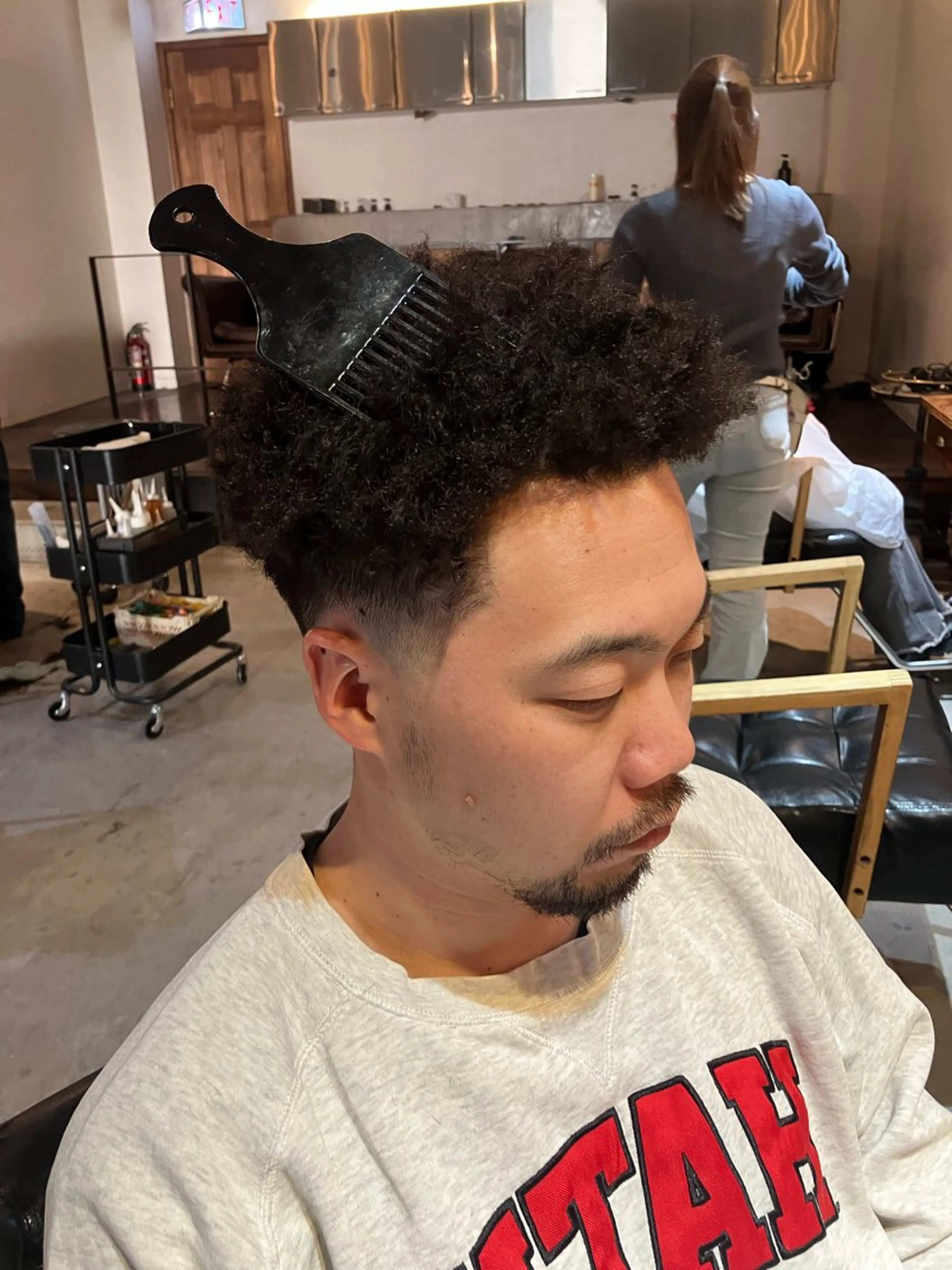 ショート パーマ メンズ パーマ MANON BY  H所属・Watarai Yuukiのヘアスタイル