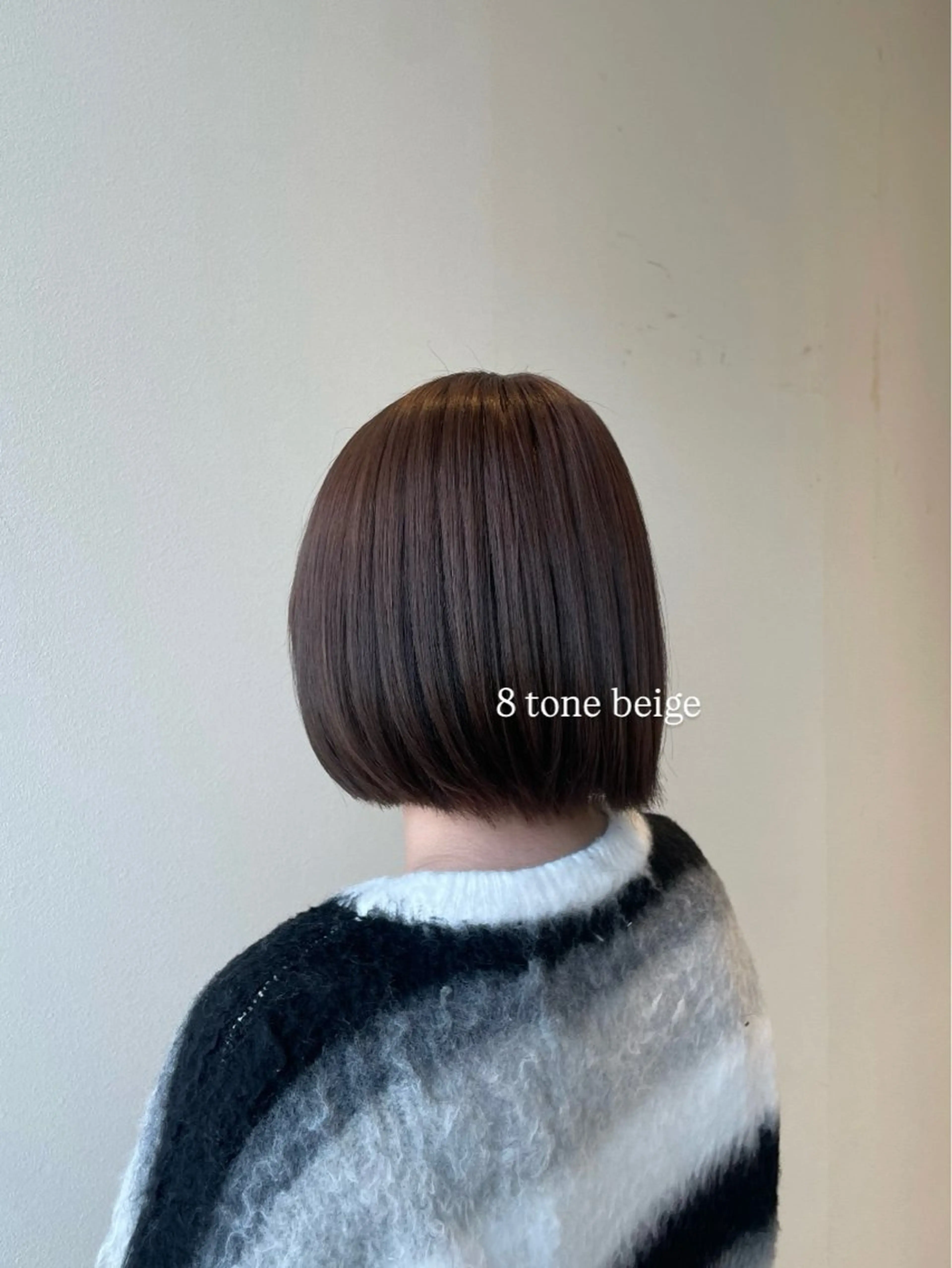 ショート カラー ベージュカラー 透明感カラー 卒業式のヘアスタイル ヘアカラー 磯引 美菜のヘアスタイル