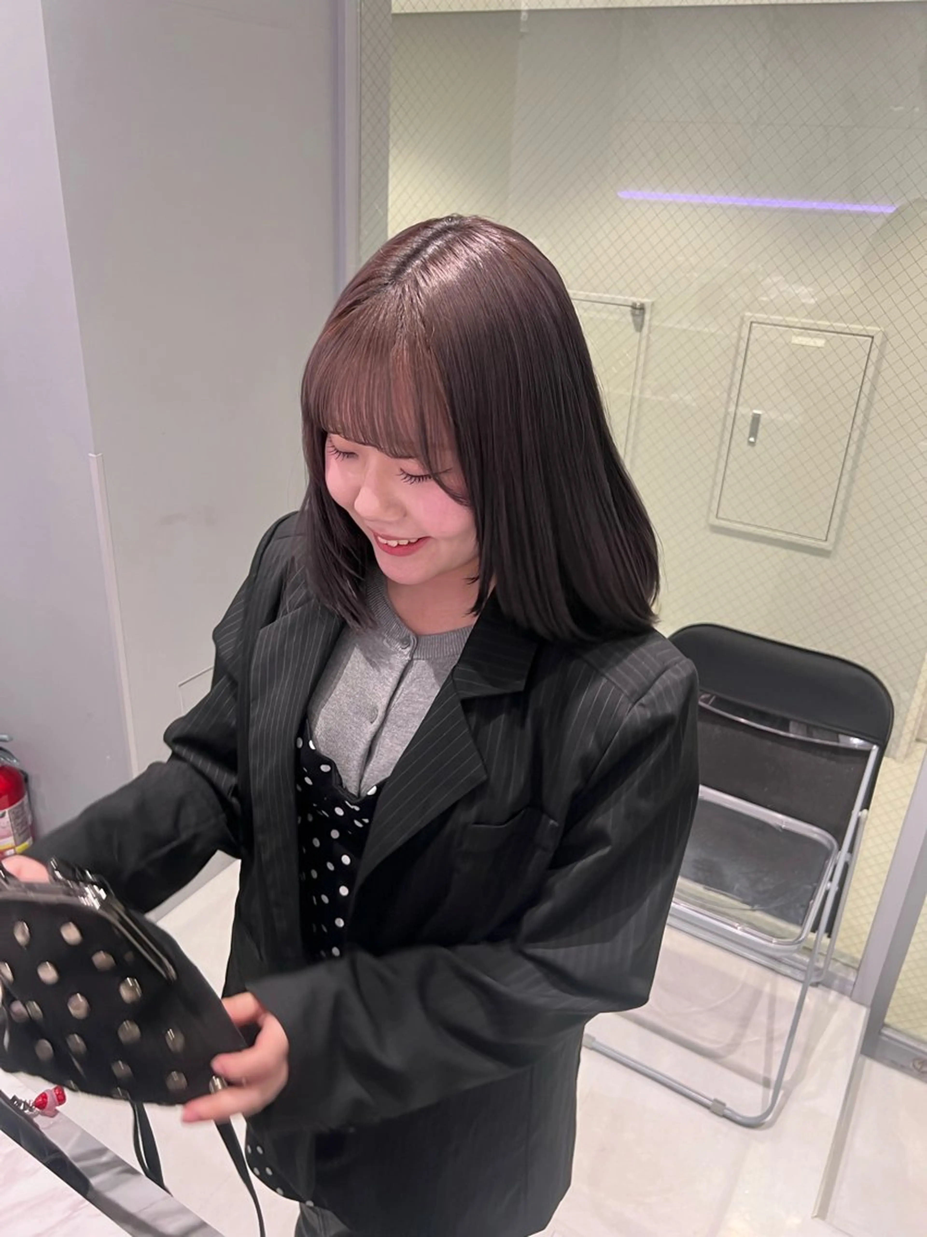 ミディアム カラー ヘアカラー kayo/ブリーチ モデル募集中✨のヘアスタイル