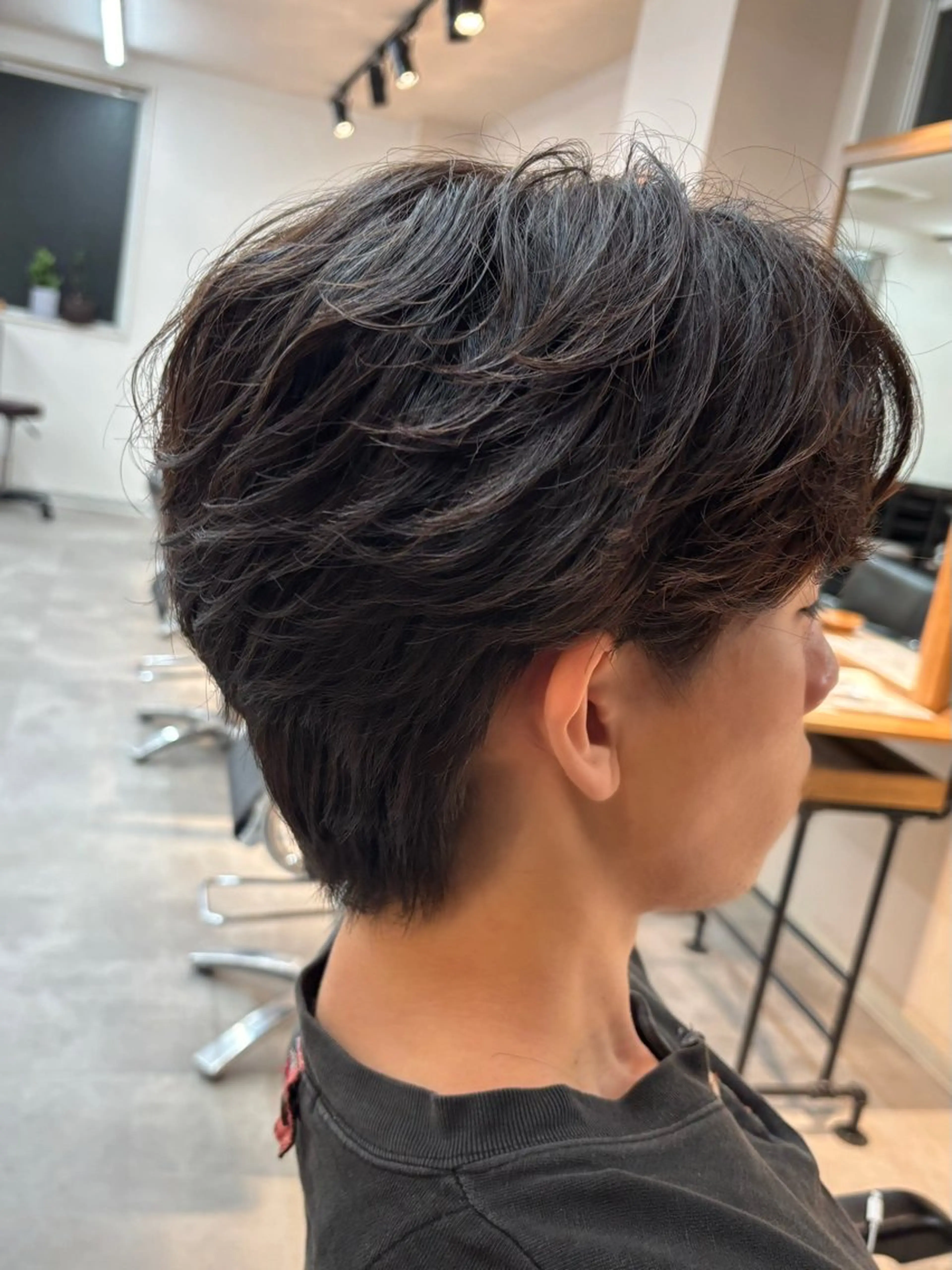 パーマ メンズ フェザーパーマ メンズパーマ カット パーマ フェザーパーマ/韓国 /メンズカット/保立のヘアスタイル