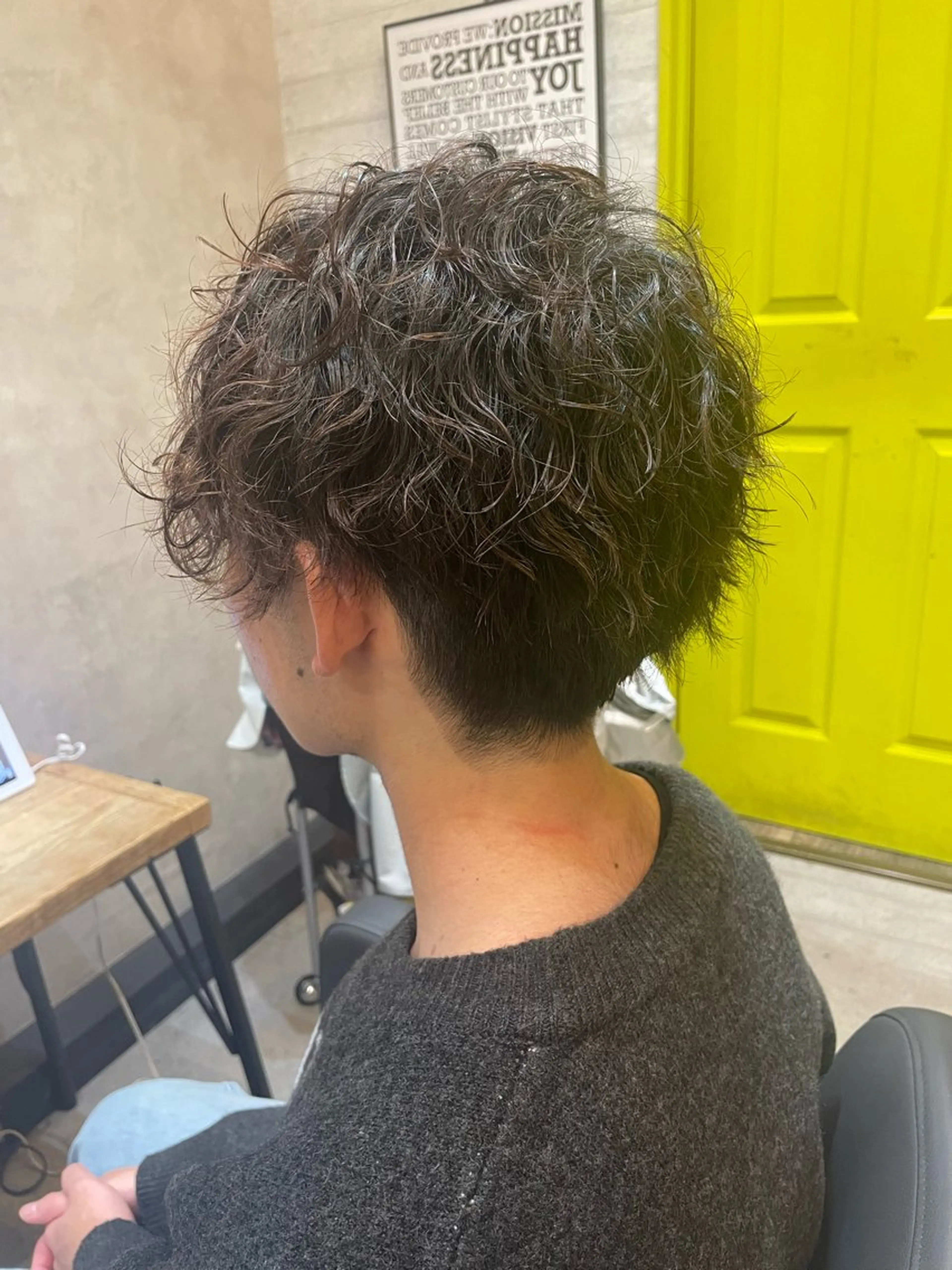 パーマ メンズ カット パーマ haf店長 ✂︎タカハシレン✂︎のヘアスタイル