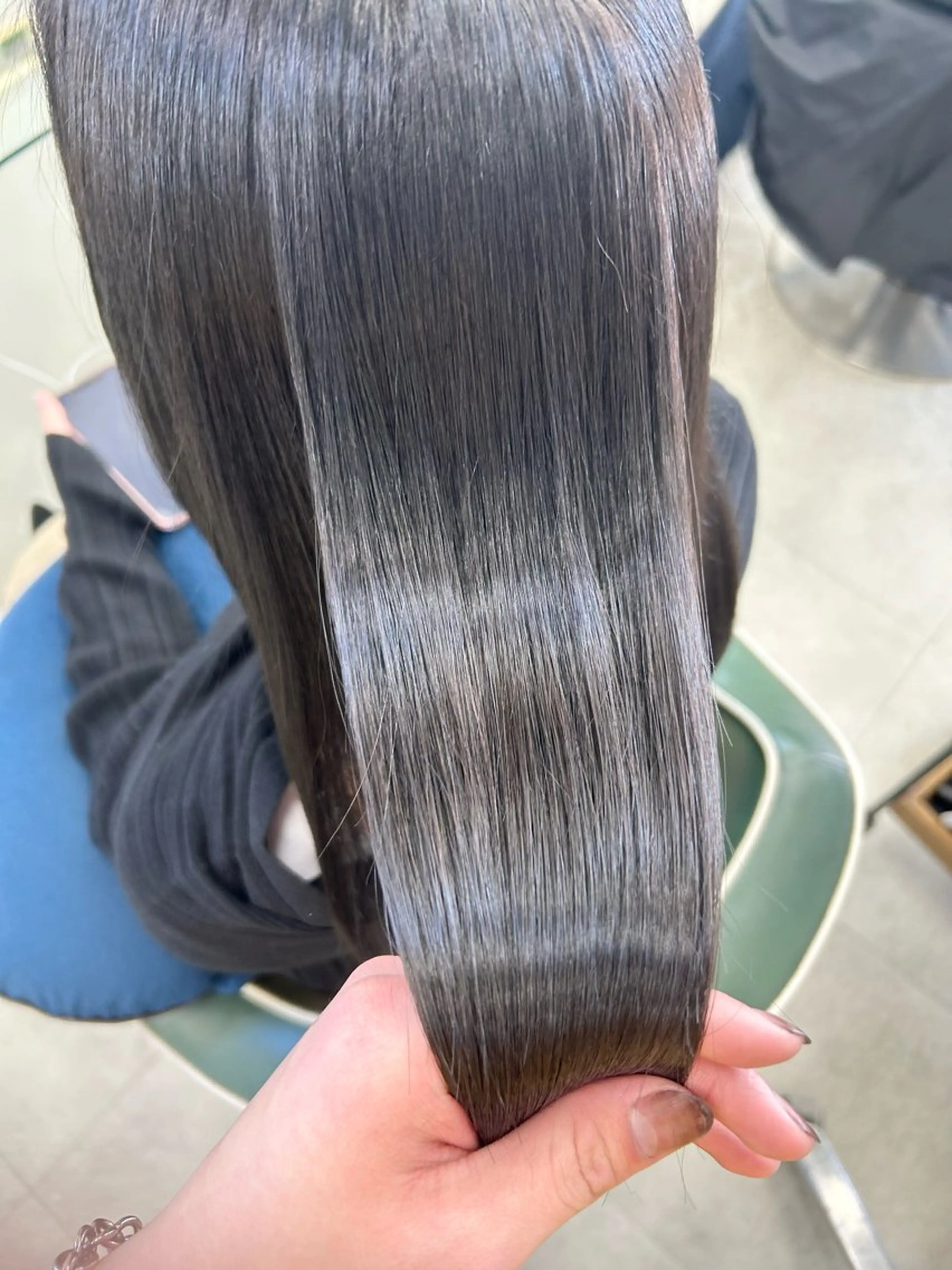 ロング カット ヘアカラー トリートメント archange 齋藤旭冶／川口のヘアスタイル