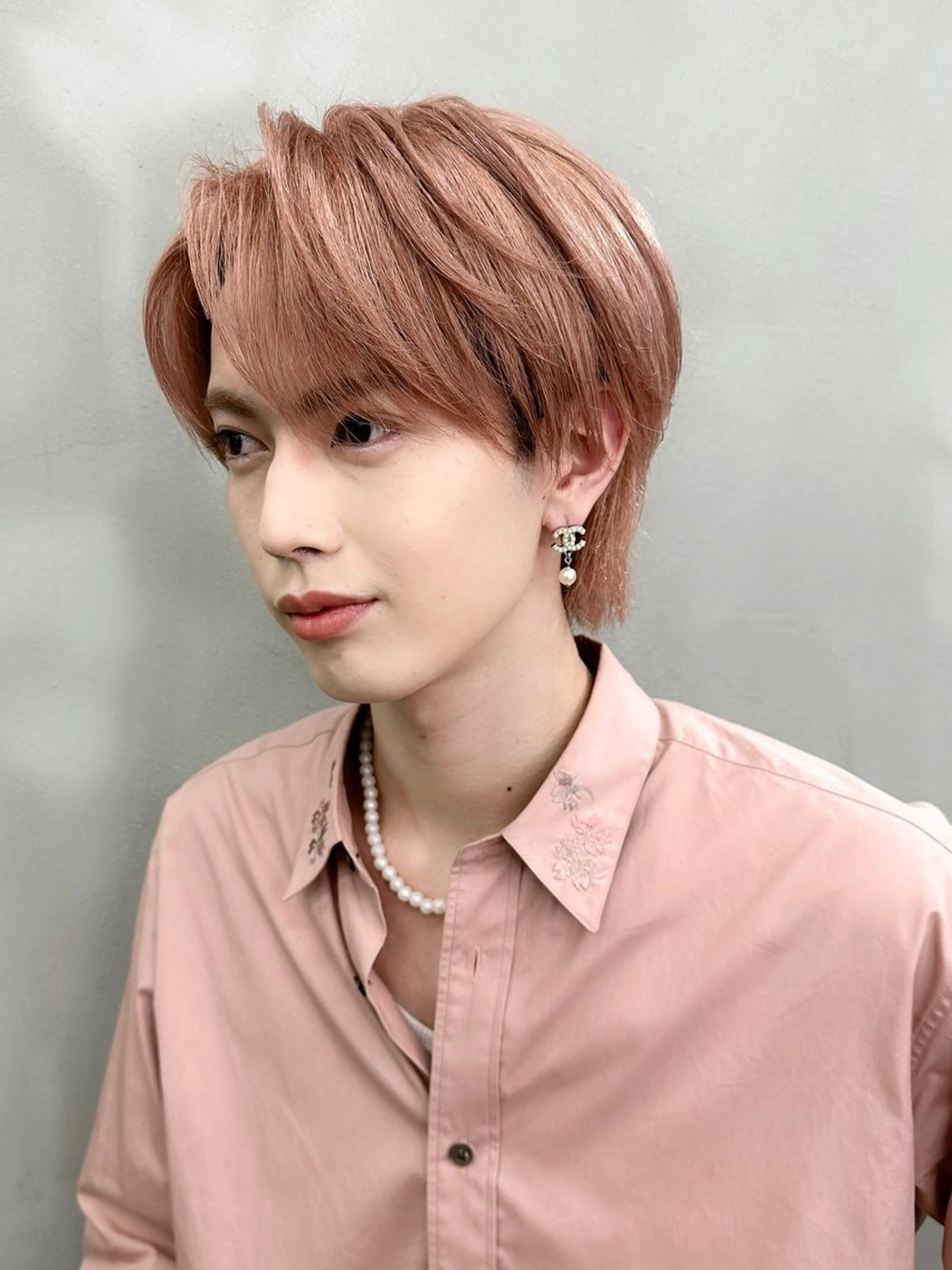 ミディアム カラー ヘアアレンジ メンズ メンズウルフカット ウルフカット カット ヘアカラー トリートメント メンズ特化 🦋KANOKO🦋のヘアスタイル