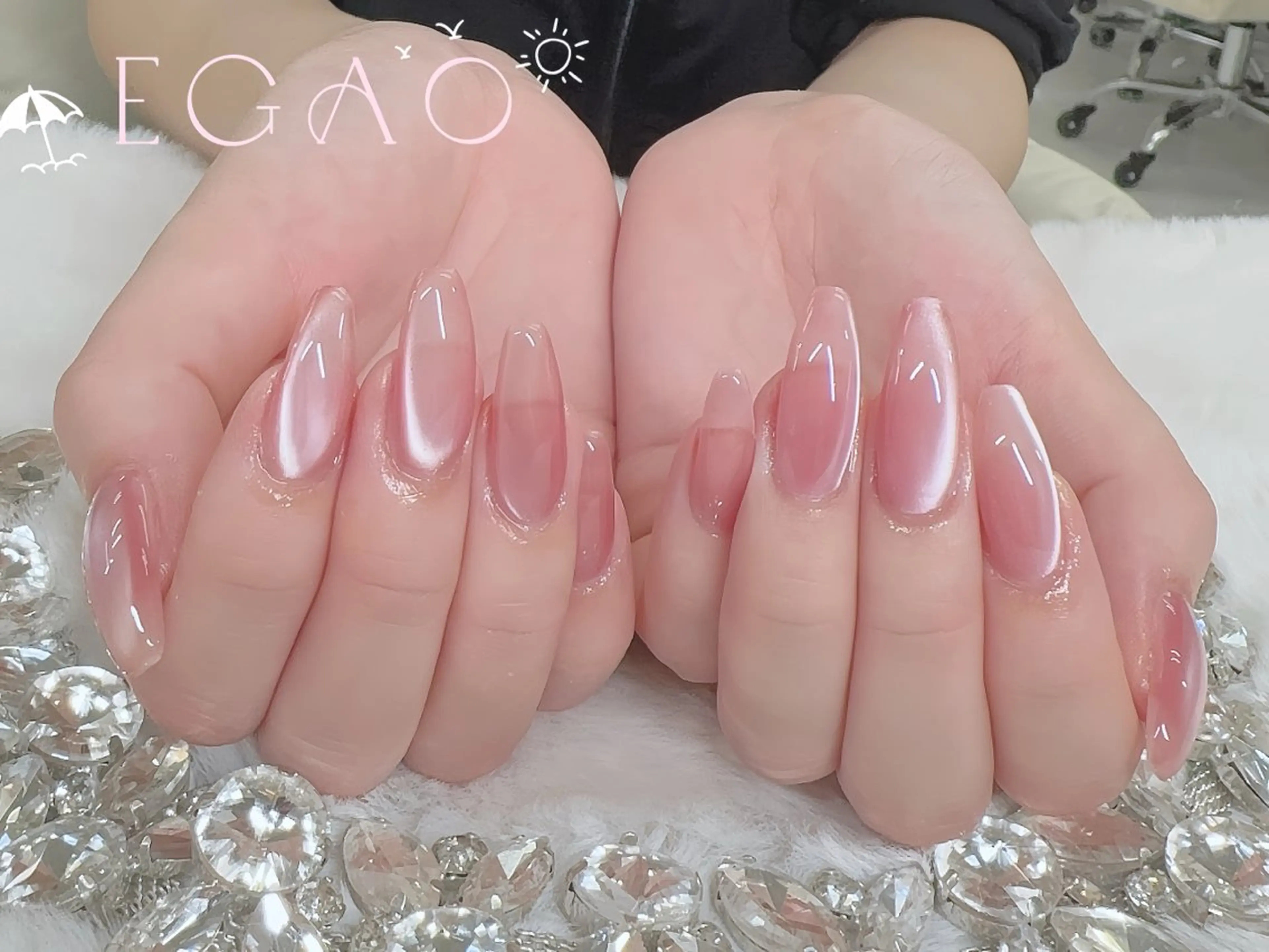 ネイル アートネイル フットネイル フレンチネイル ジェルネイル グラデーション ハンドネイル Egao Nail Salonのネイルデザイン