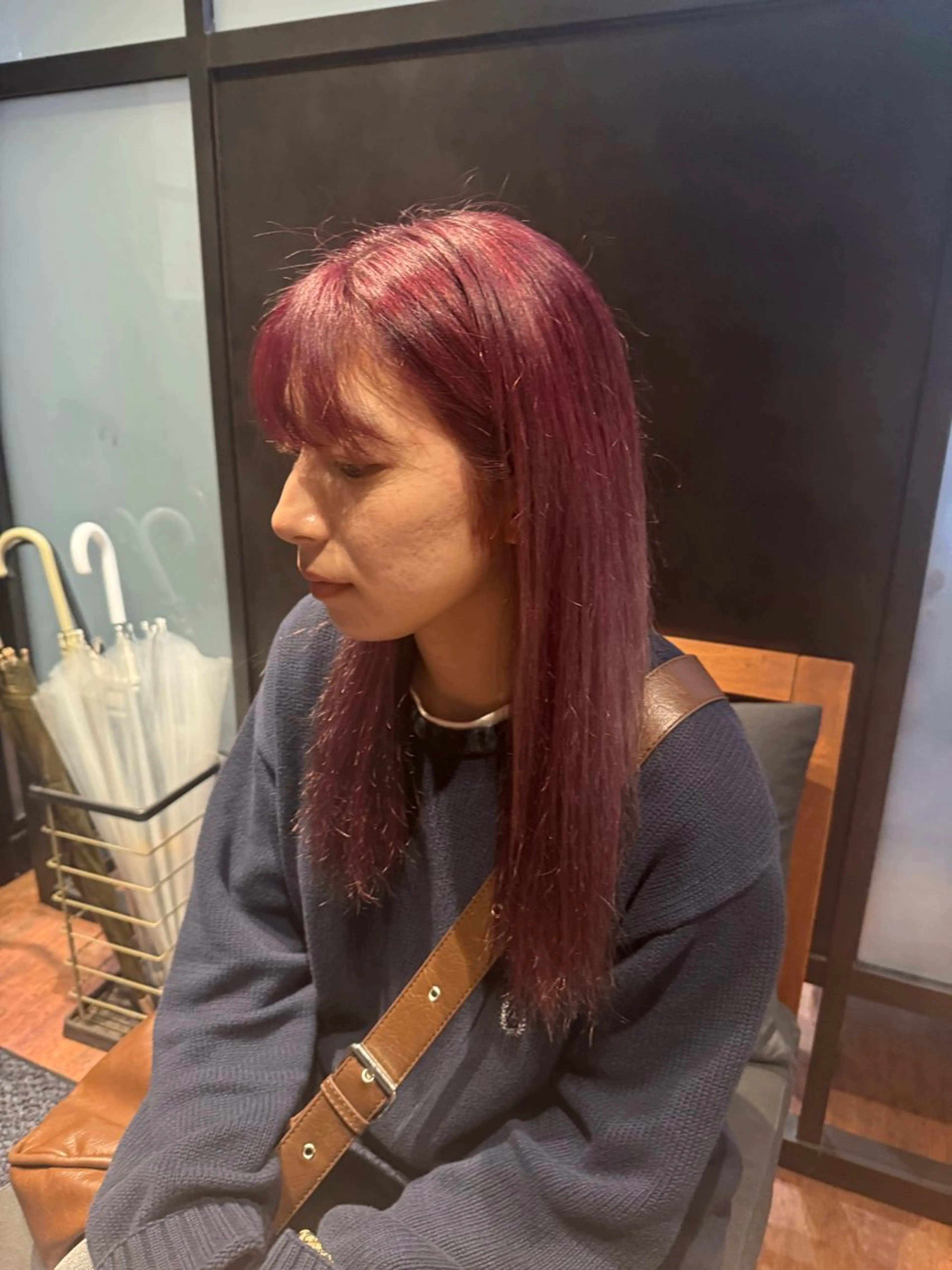 カラー sora/ 暖色カラー🌷のヘアスタイル