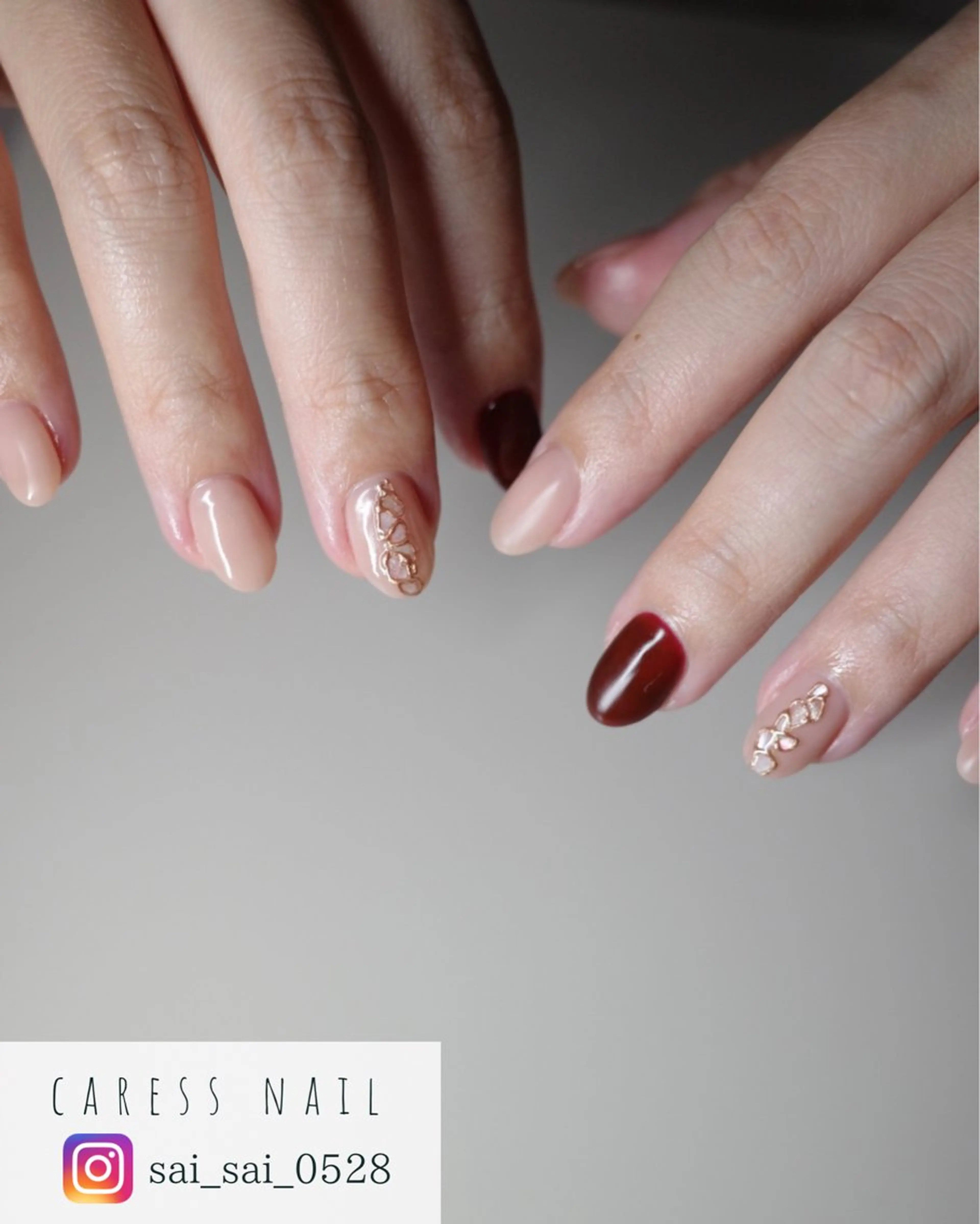 ネイル caress nail カレスネイル 代々木上原所属・カレスネイル さいのネイルデザイン
