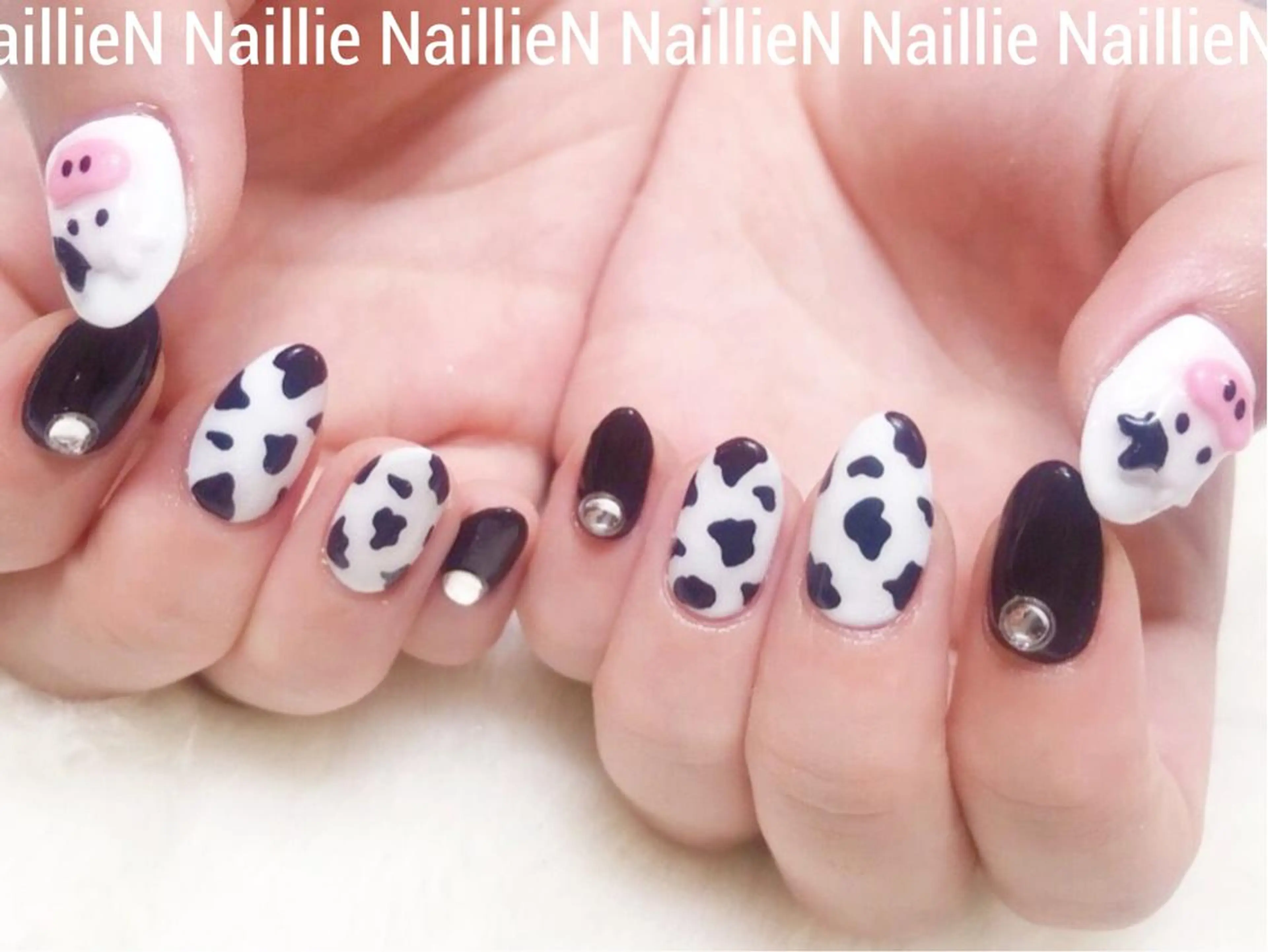 ネイル アニマル柄 ハンドネイル Nail lieNのネイルデザイン