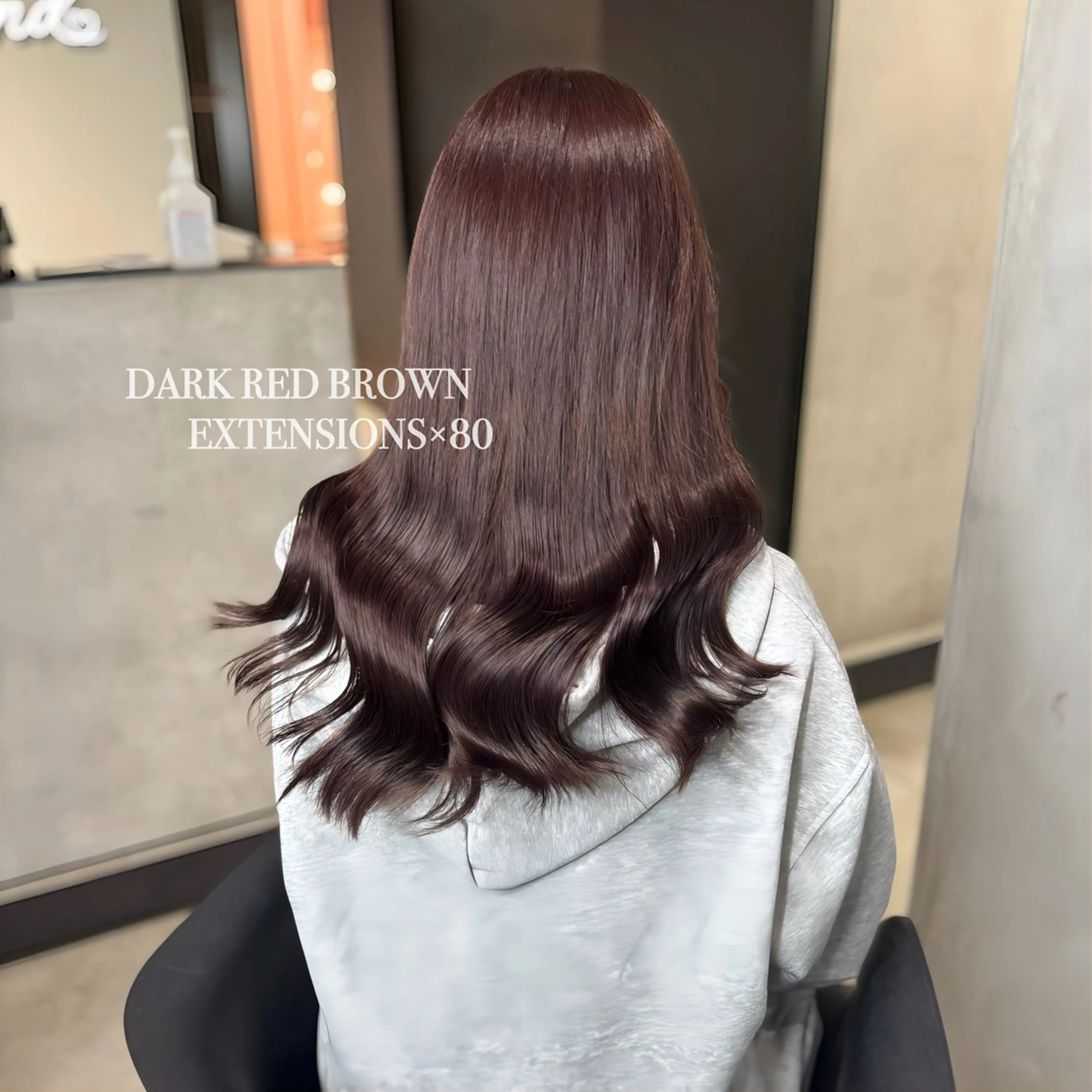ロング カラー ブリーチ ブラウンカラー ブリーチなしカラー エクステ ヘアカラー エクステ 大阪 梅田/ ハイトーン/エクステのヘアスタイル