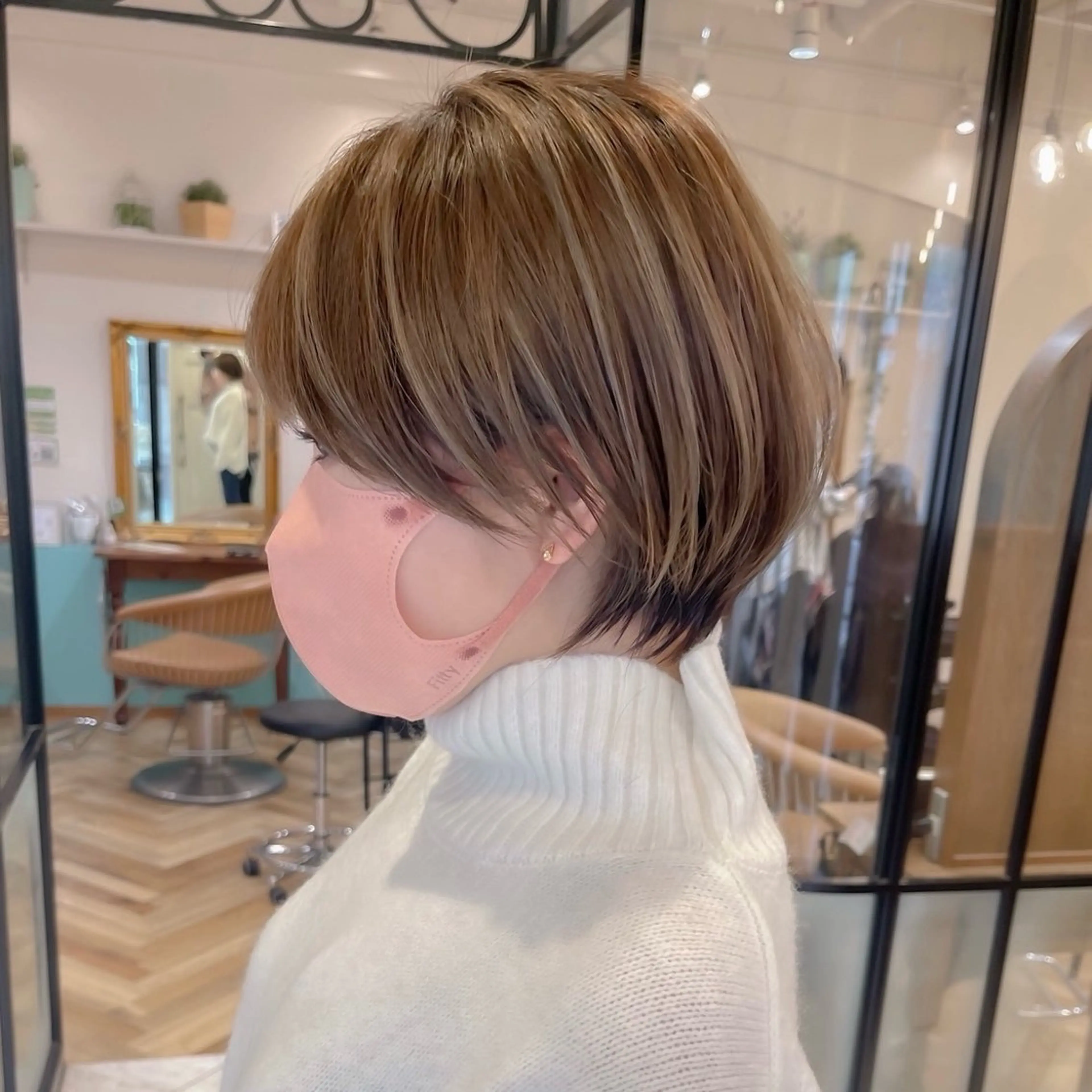 ショート 似合せ/ボブ レイヤー/遼祐のヘアスタイル