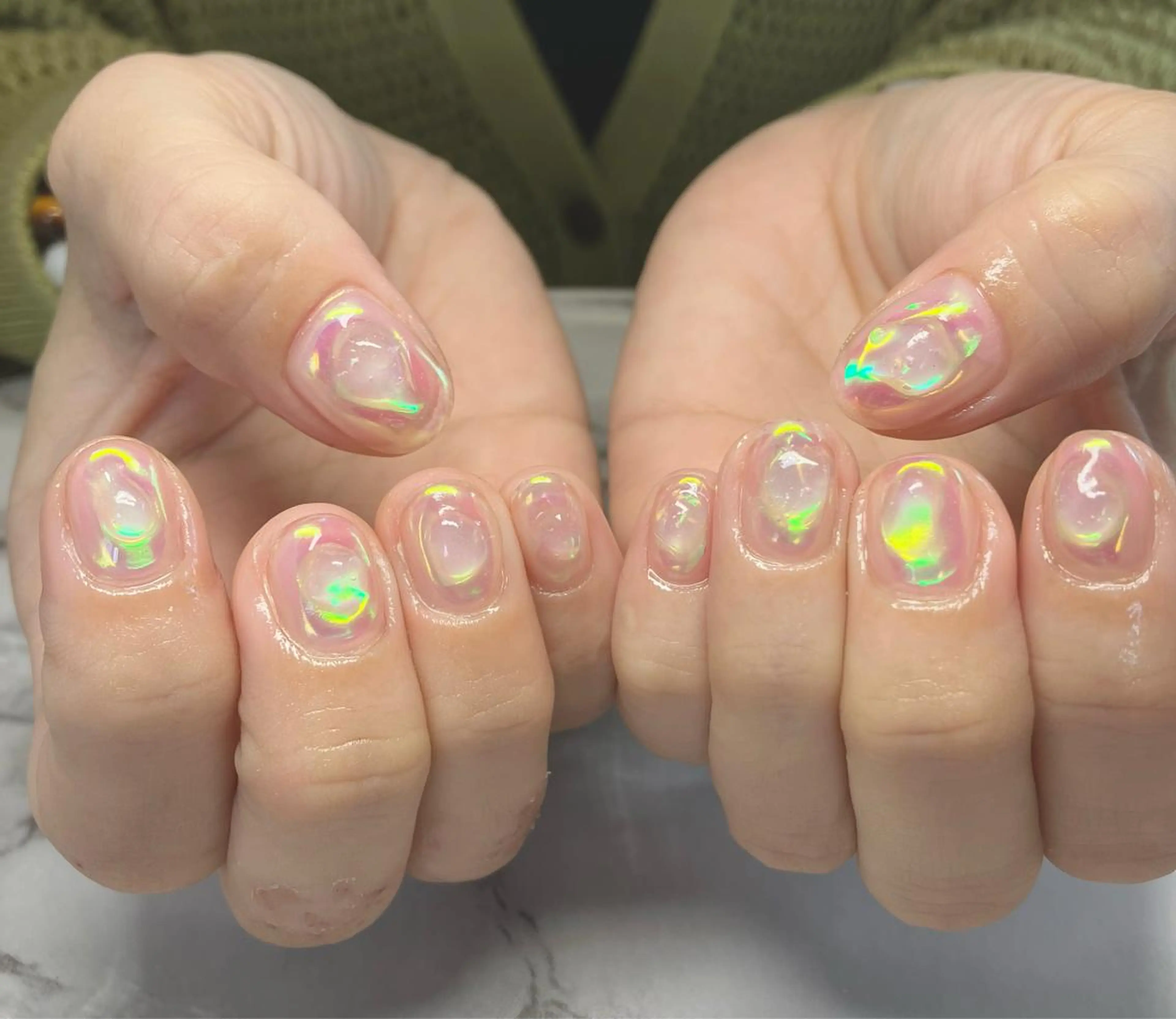 人気No.1✨うるうる氷ネイル🧊当店でしかできない圧倒的かわいいをお試しください🫶🏻の写真