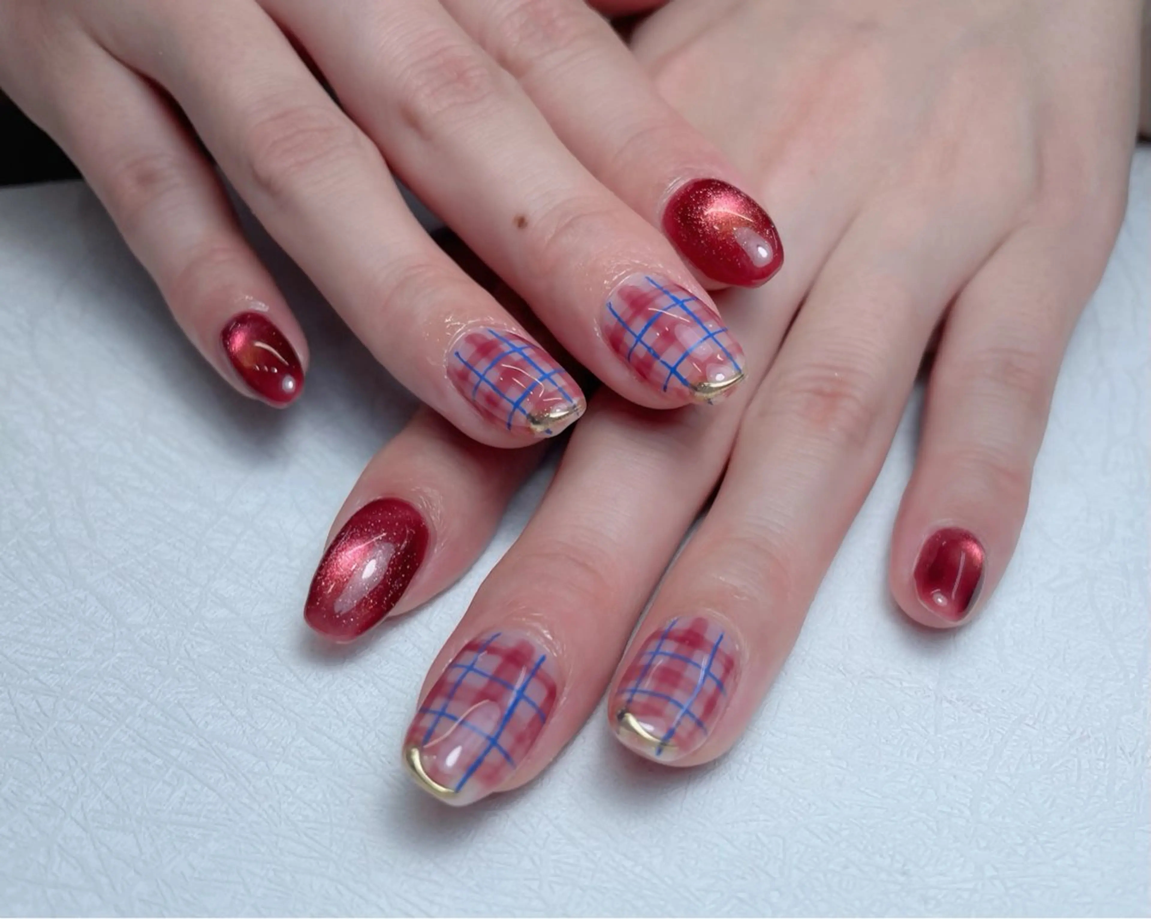 ネイル チークネイル 長さ出し フレンチネイル グラデーション キラキラネイル 中野駅から2分 MEO NAILのネイルデザイン