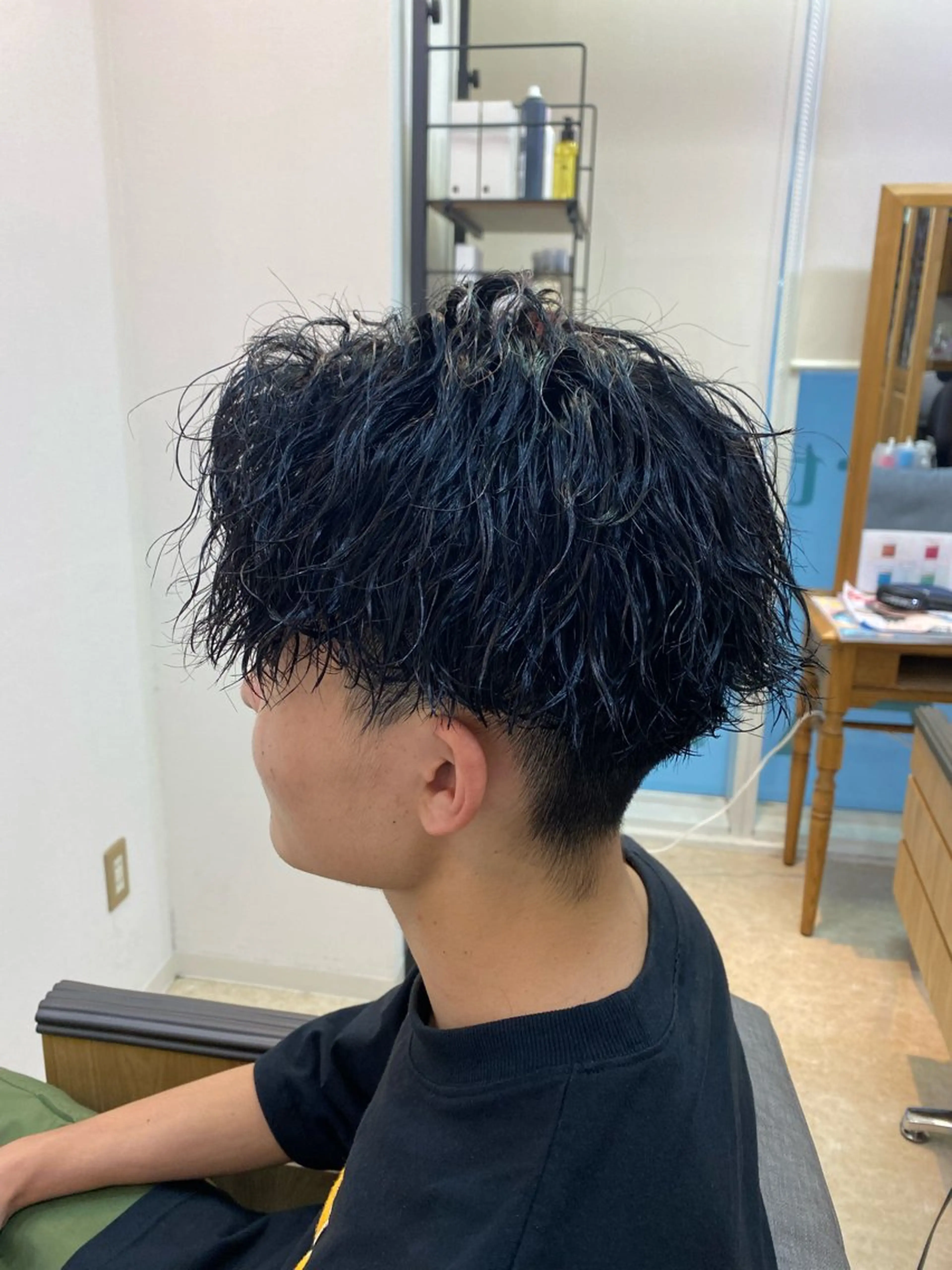 パーマ メンズ カット パーマ 柴田 将のヘアスタイル