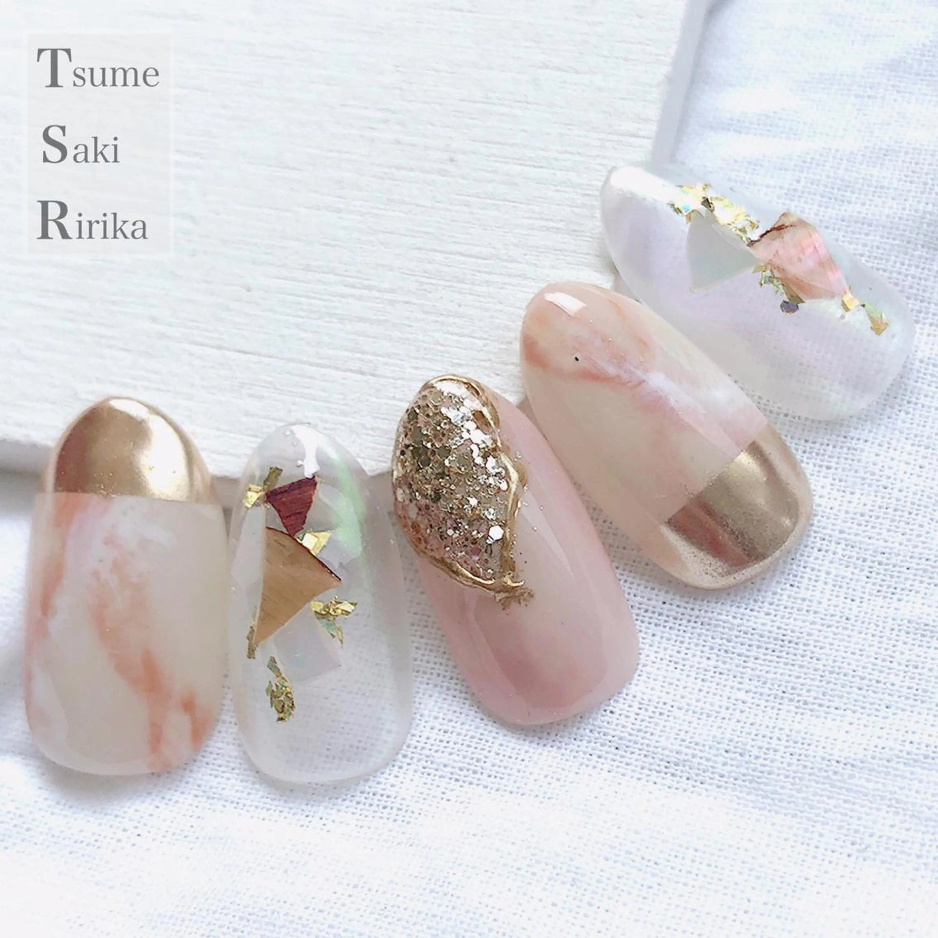 ネイル 爪咲 りり花のネイルデザイン