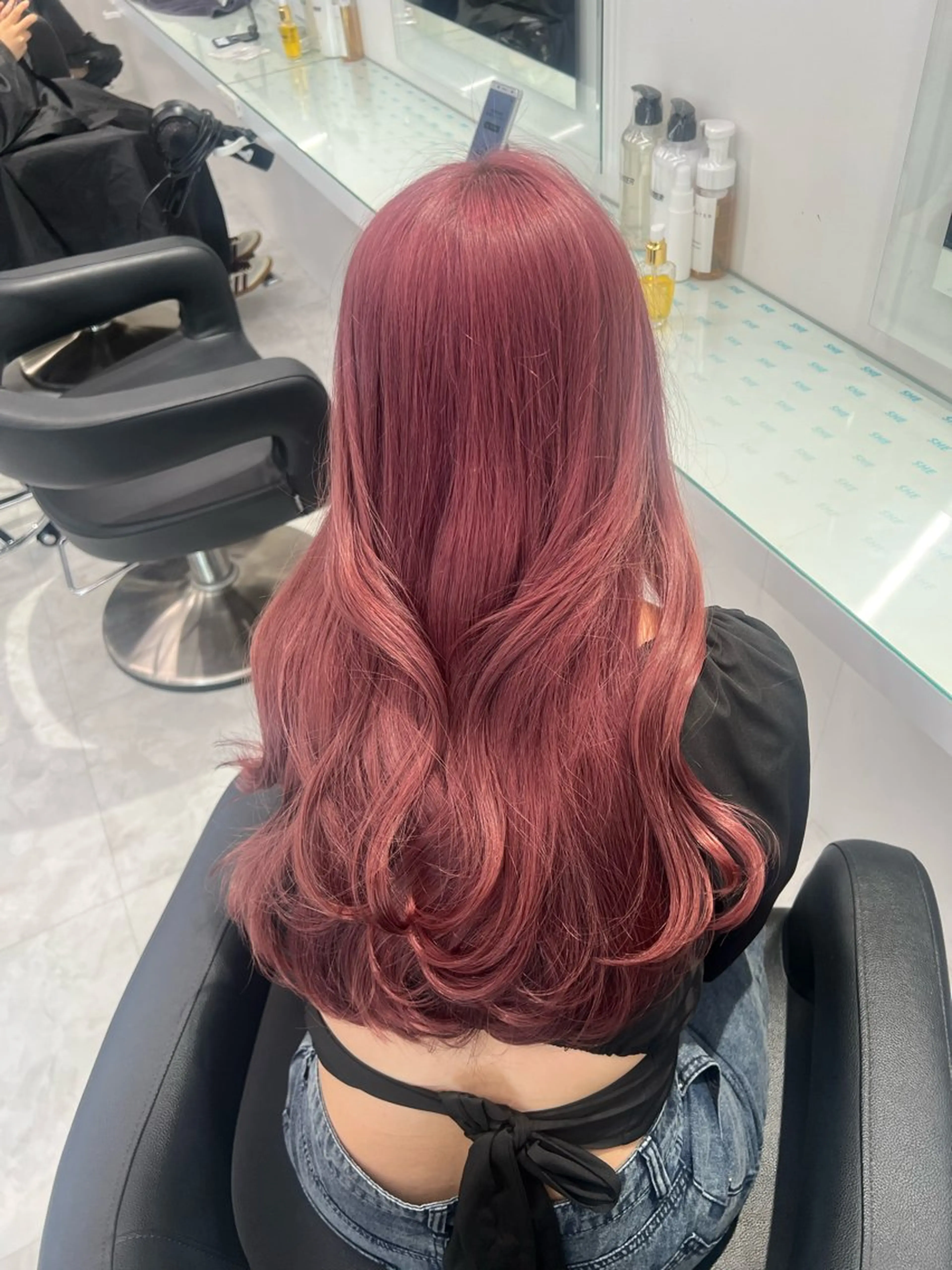 カラー ヘアカラー トリートメント ヘッドスパ ヘアセット ブリーチなし透明感 💗RYOTAのヘアスタイル