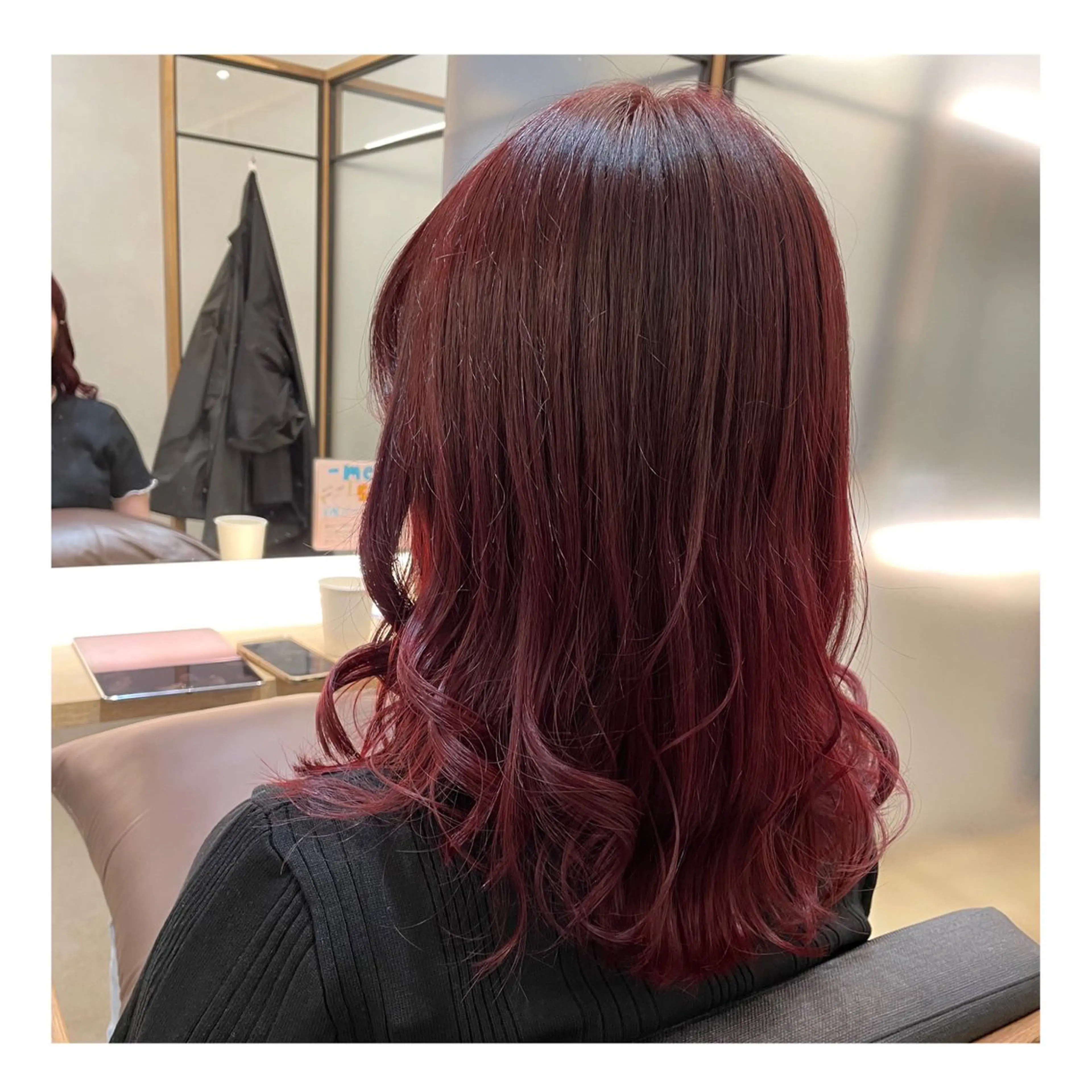 ミディアム カラー ヘアカラー トリートメント ❁⃘ ち だ り さ ❁⃘のヘアスタイル