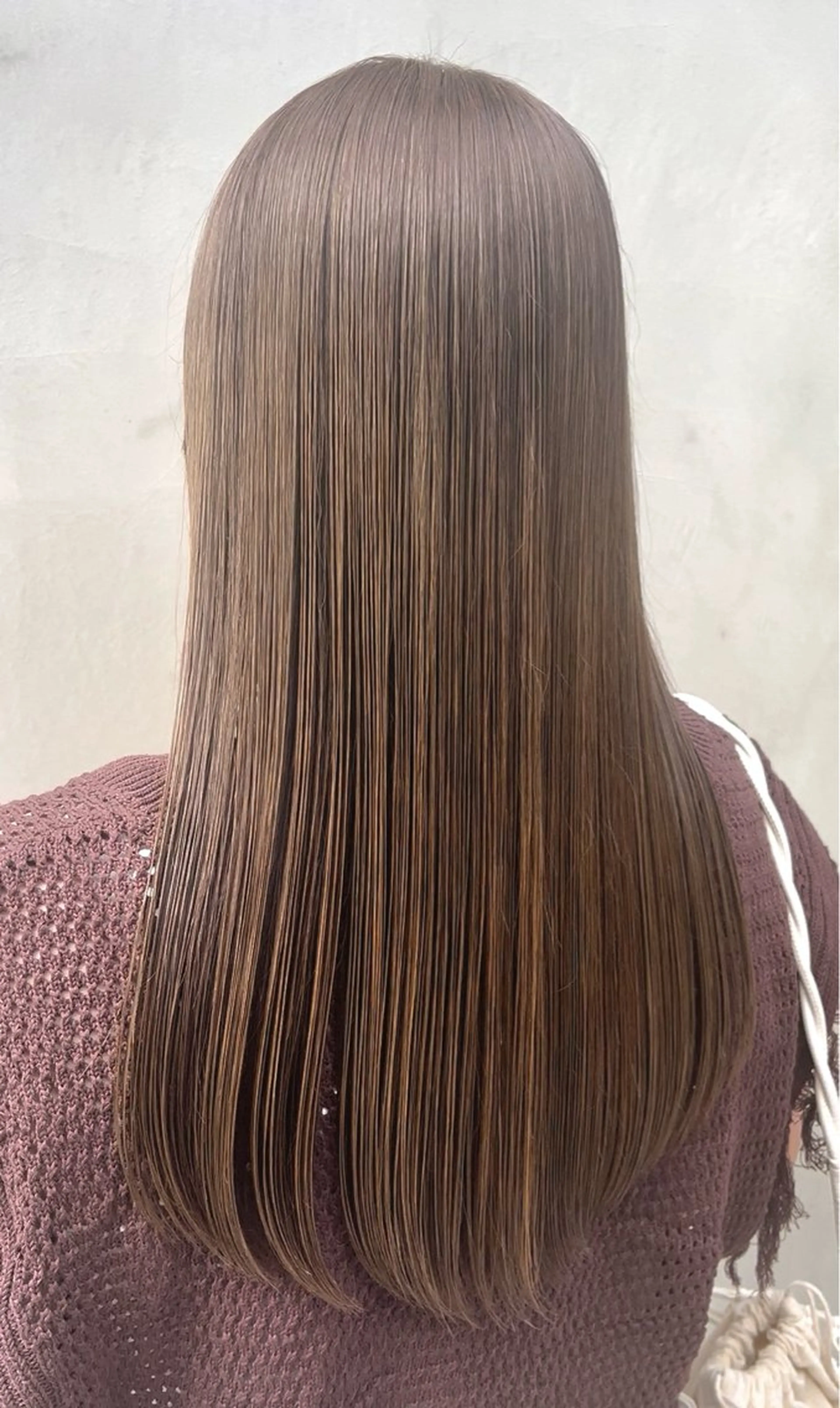 ロング ヘアカラー カワタ リュウセイのヘアスタイル