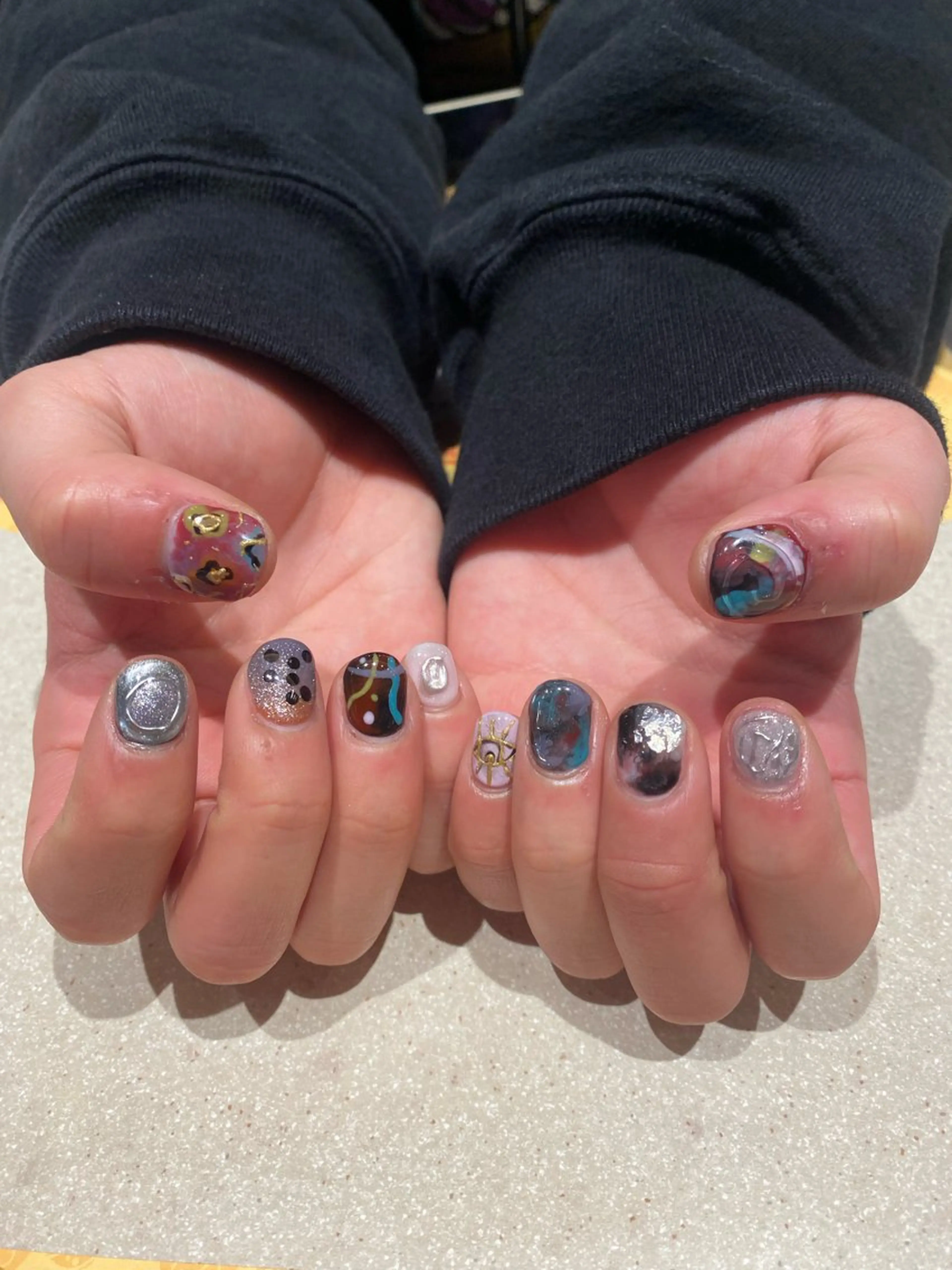 ネイル .unff所属・hana (..)個 性派/メンズネイル◎のネイルデザイン