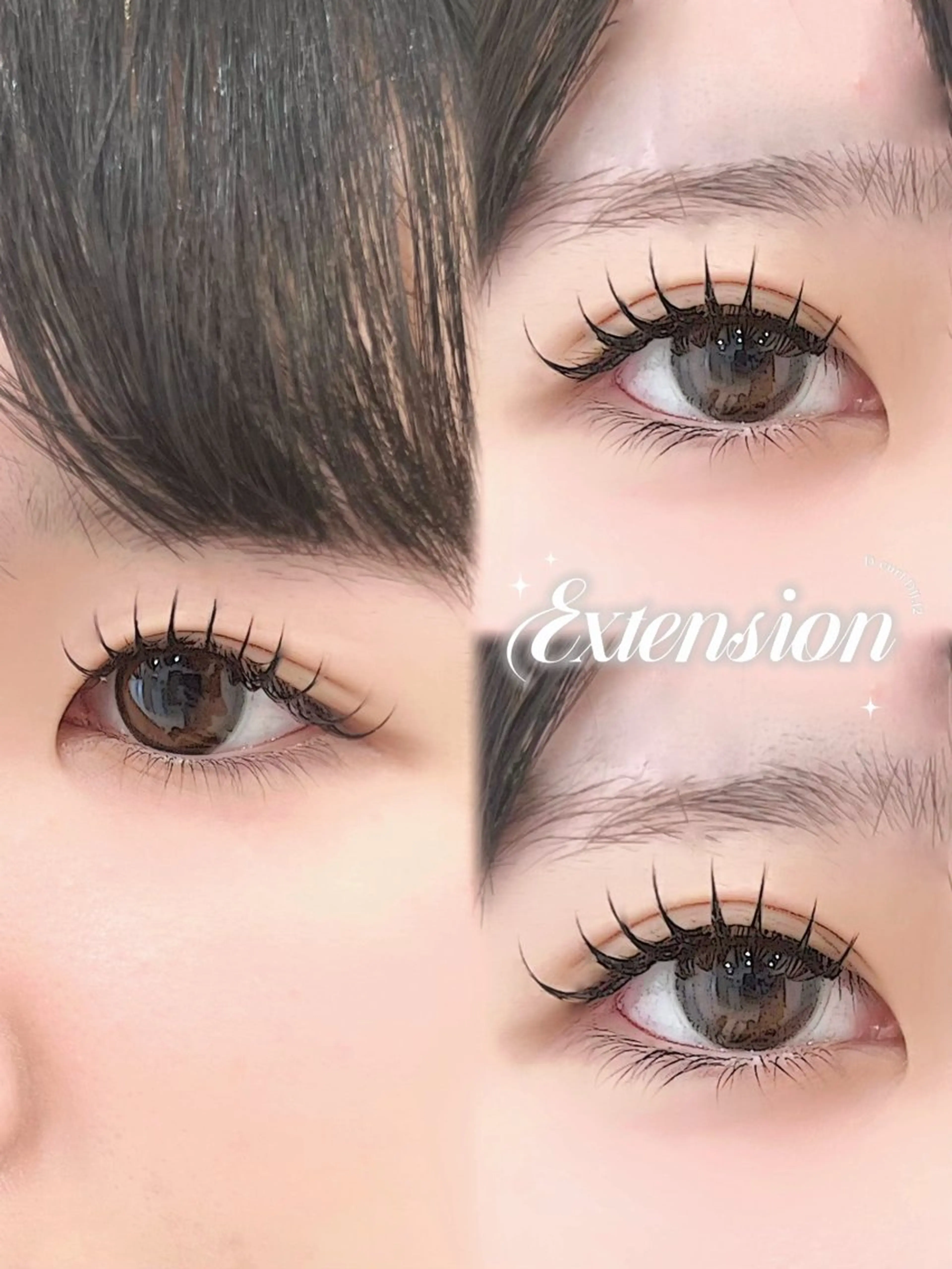 ミニモ限定★まつ毛エクステ60分つけ放題❣️フラットラッシュ＋550円の写真