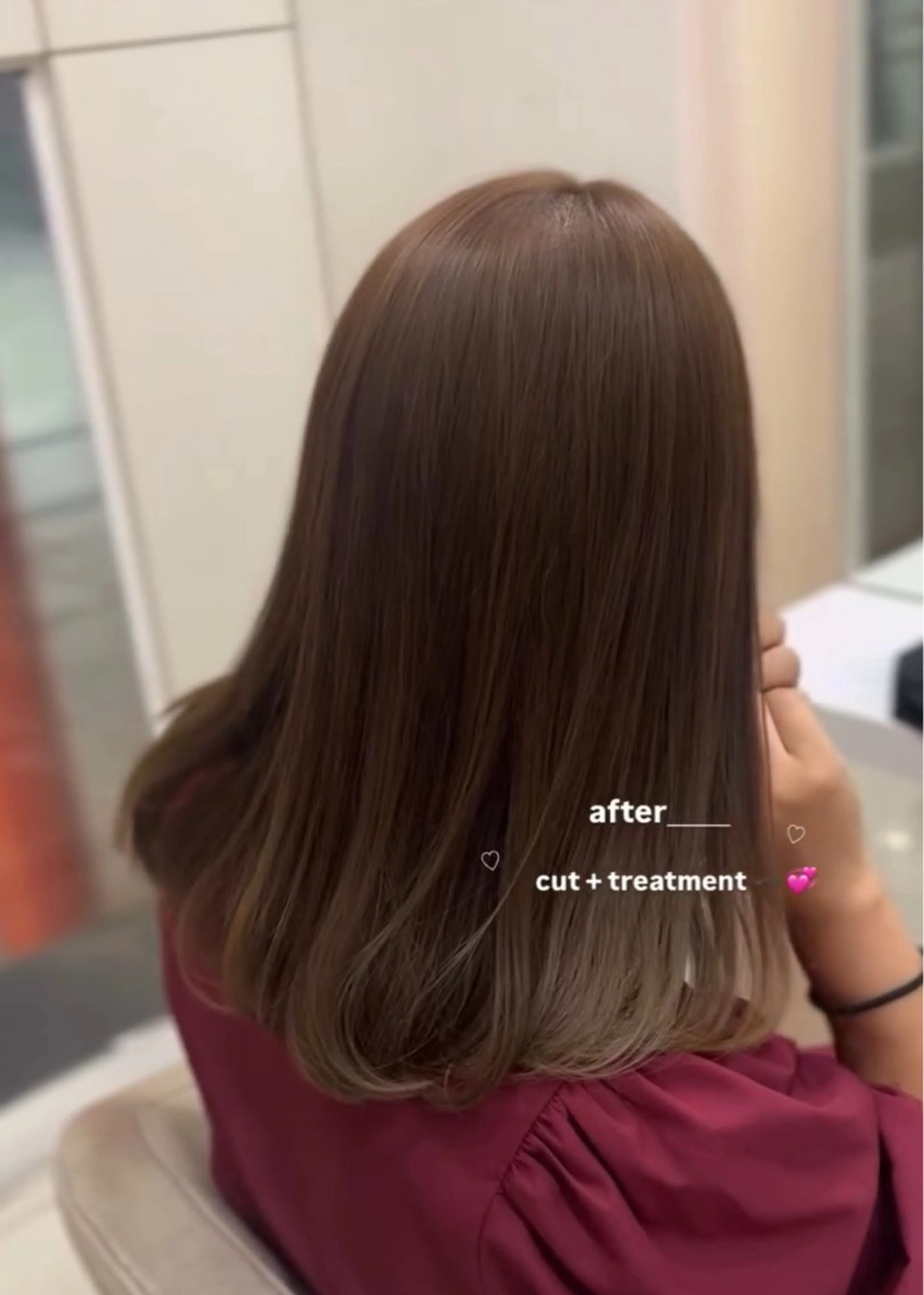 ミディアム カット 🎀さ こﾁ🎀のヘアスタイル