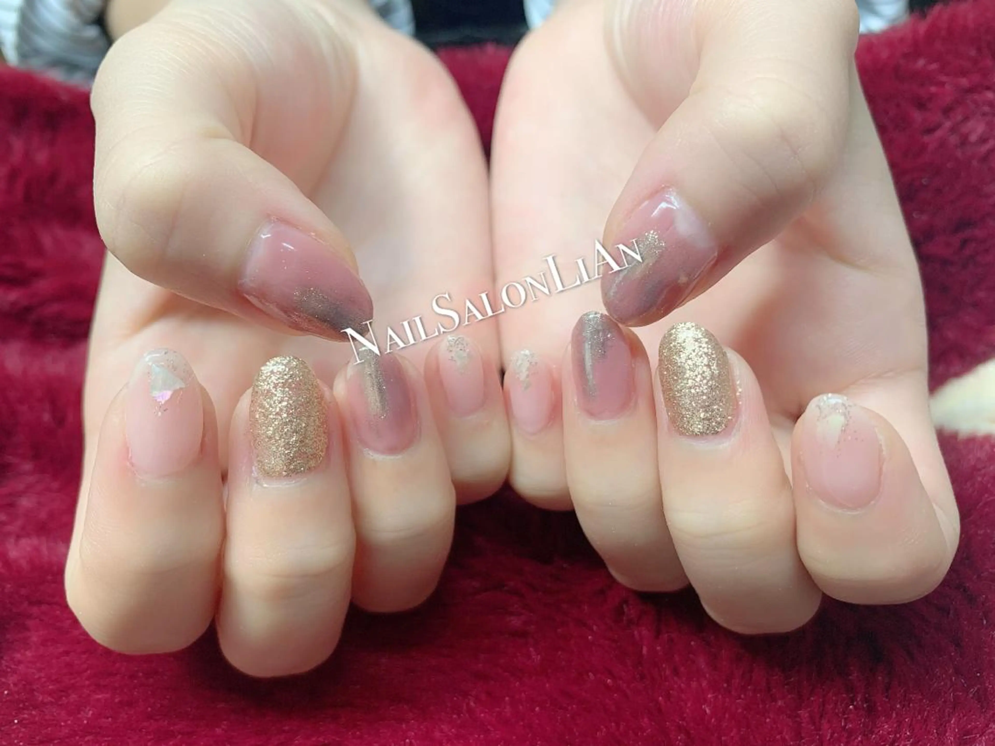 ネイル 持ち込み ハンドネイル NailSalon LiAnのネイルデザイン