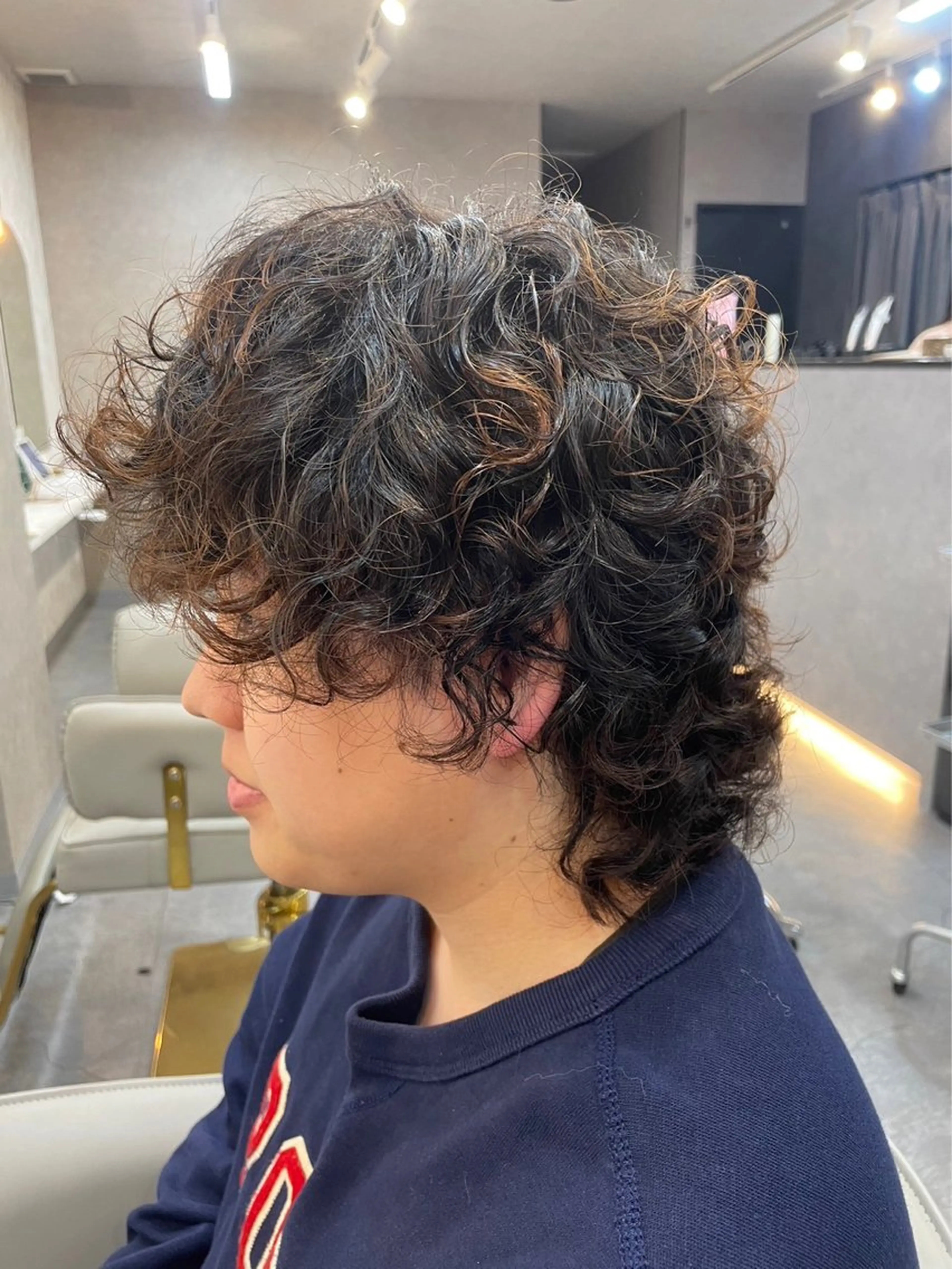 メンズ カット パーマ トリートメント MIKI /LAZO 千歳船橋のヘアスタイル