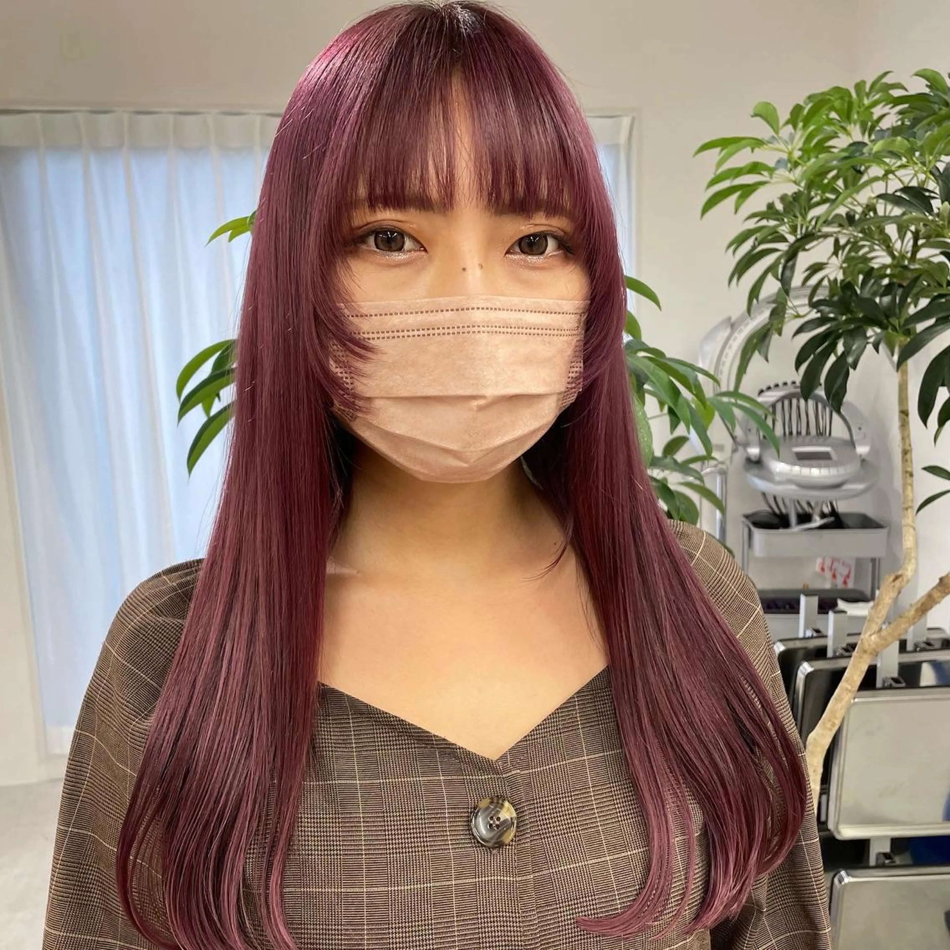 ロング カラー ヘアアレンジ スズキ シオリのヘアスタイル