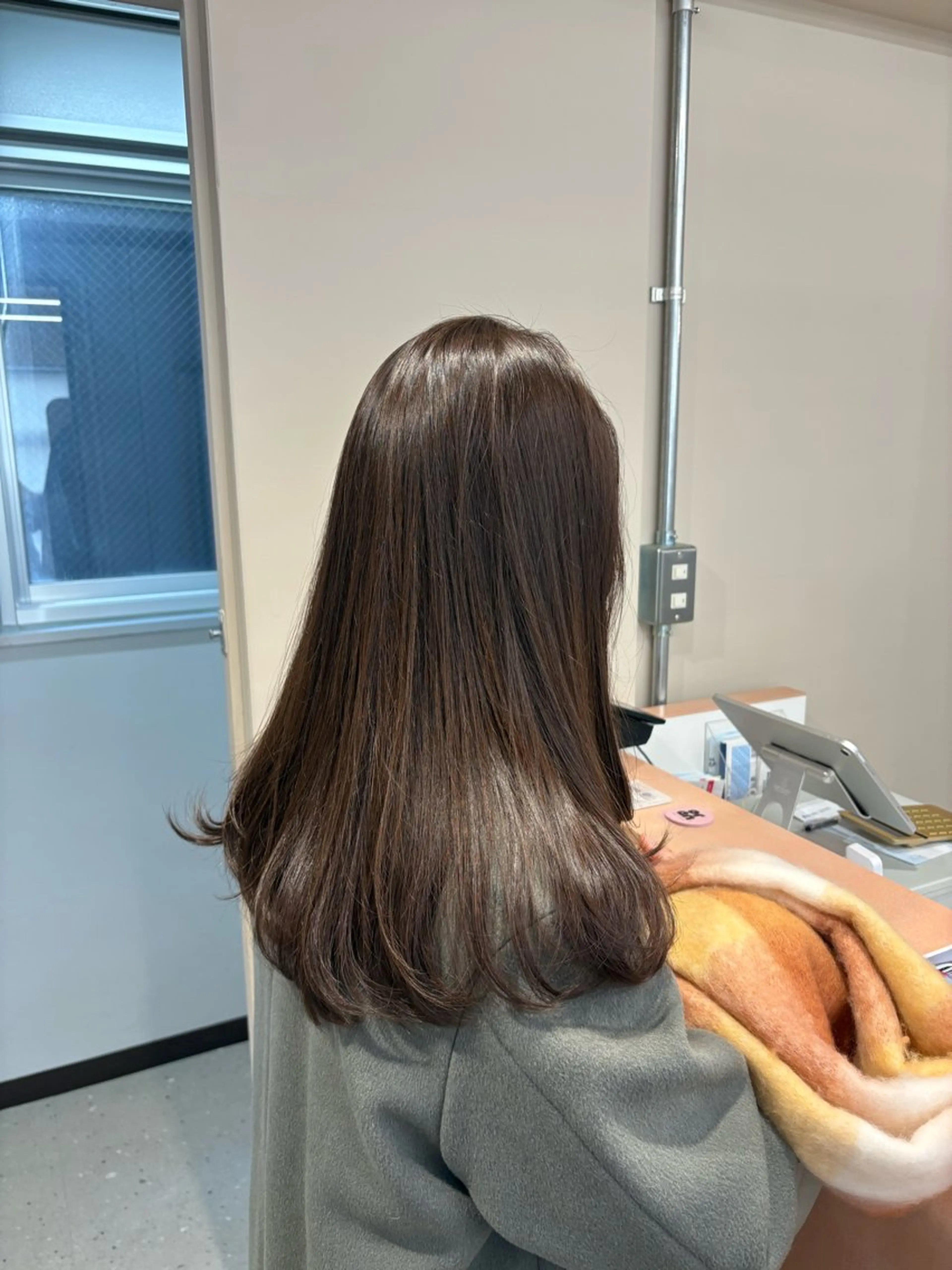 ロング カラー ブラウンカラー オリーブブラウン レイヤーカット maya 🫧oren横浜のヘアスタイル