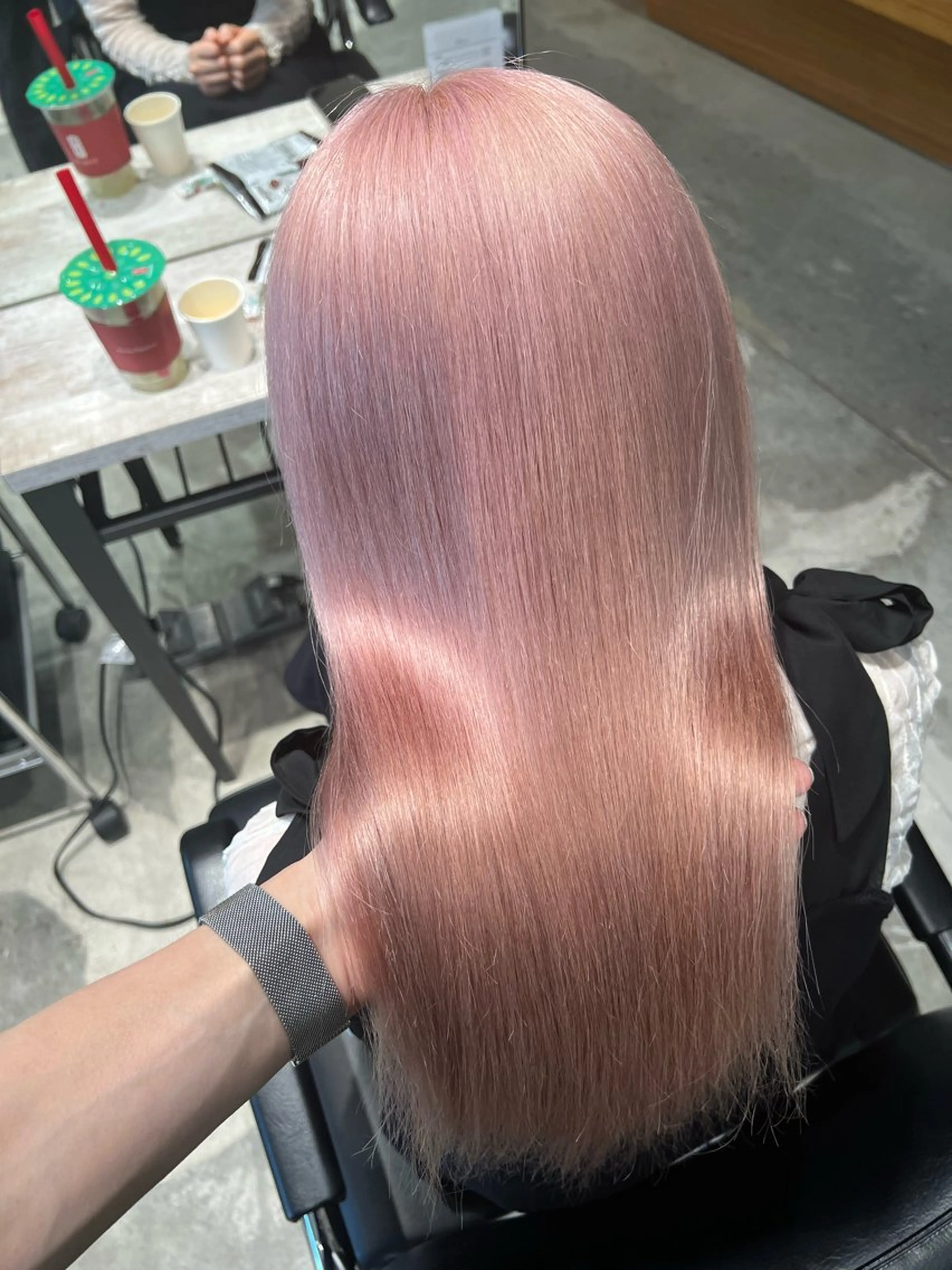 セミロング カラー ヘアアレンジ 伸ばしかけ 髪質改善 トリートメント 🍯傷ませないカラー 髪質改善🍯彪雅のヘアスタイル