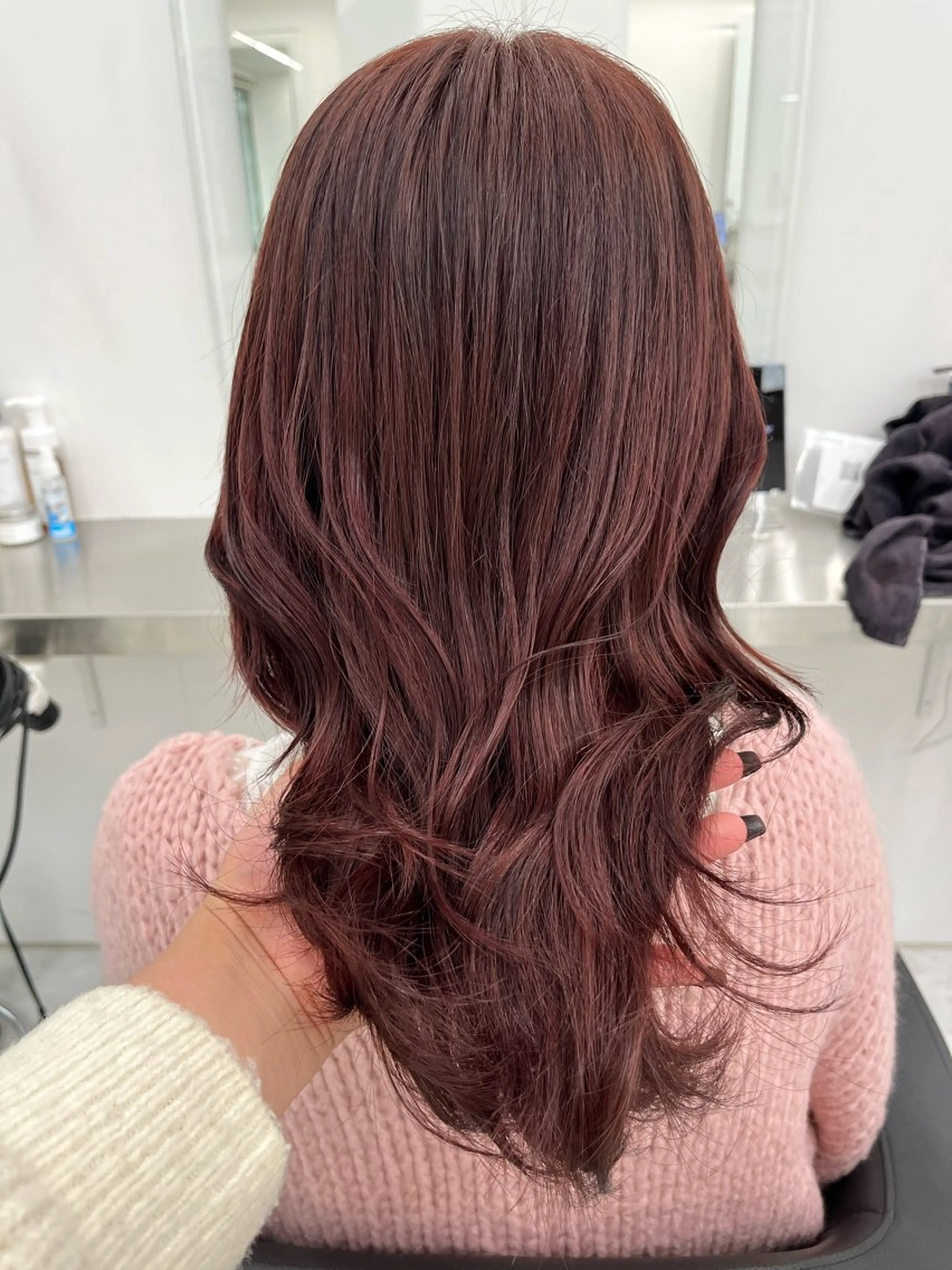 セミロング カラー ヘアアレンジ ヘアカラー トリートメント 愛されカラー🩷 はるなのヘアスタイル